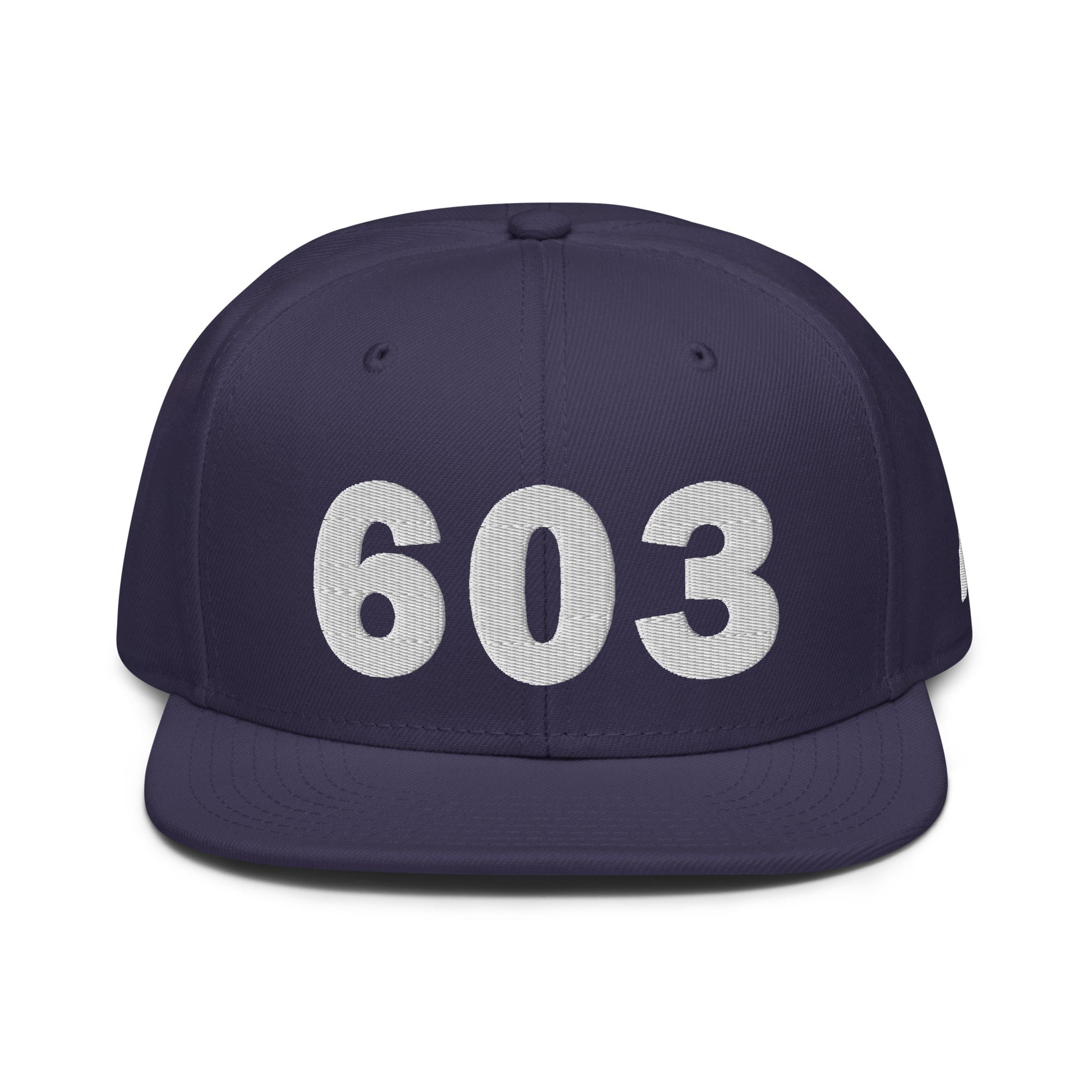 603 Area Code Snapback Hat