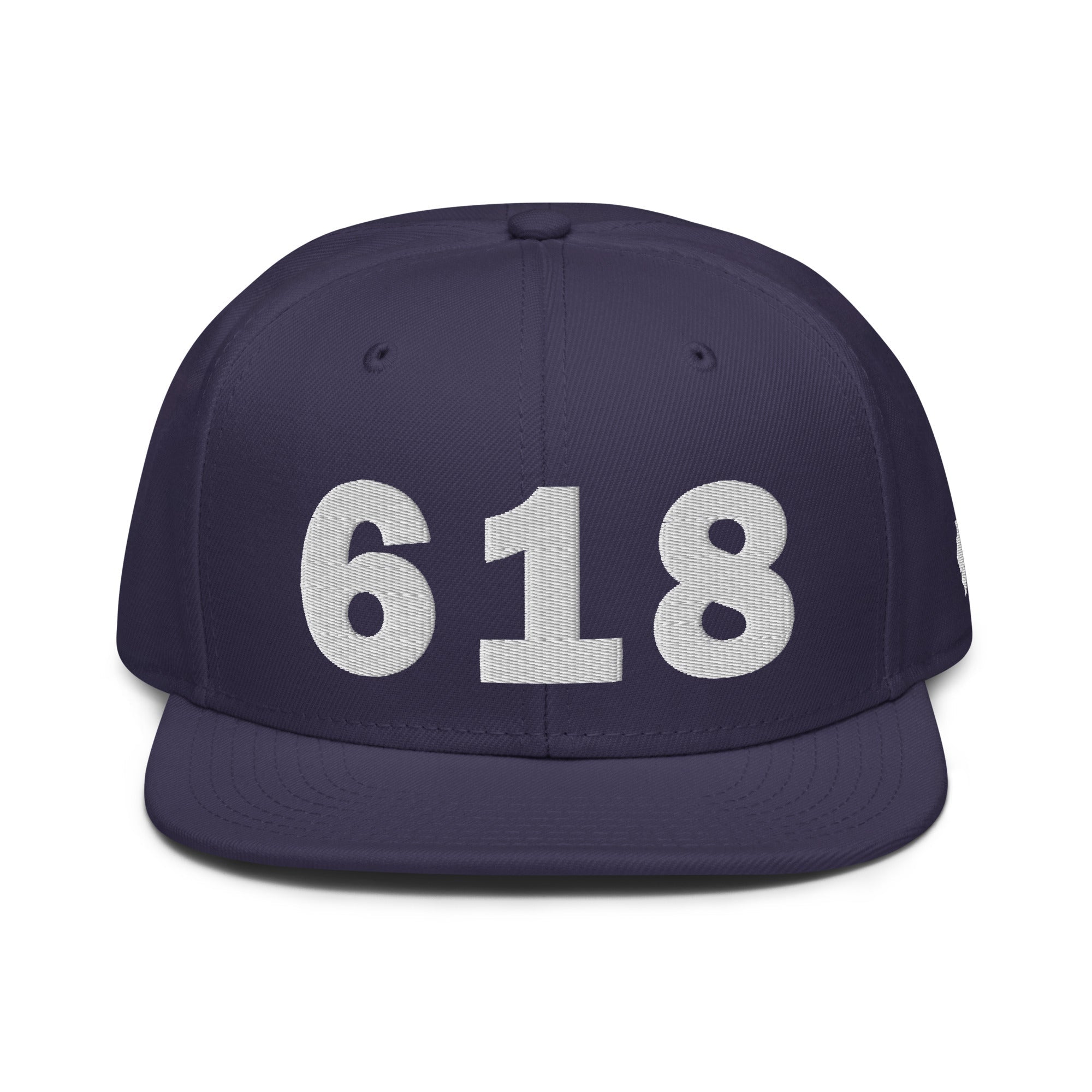 618 Area Code Snapback Hat