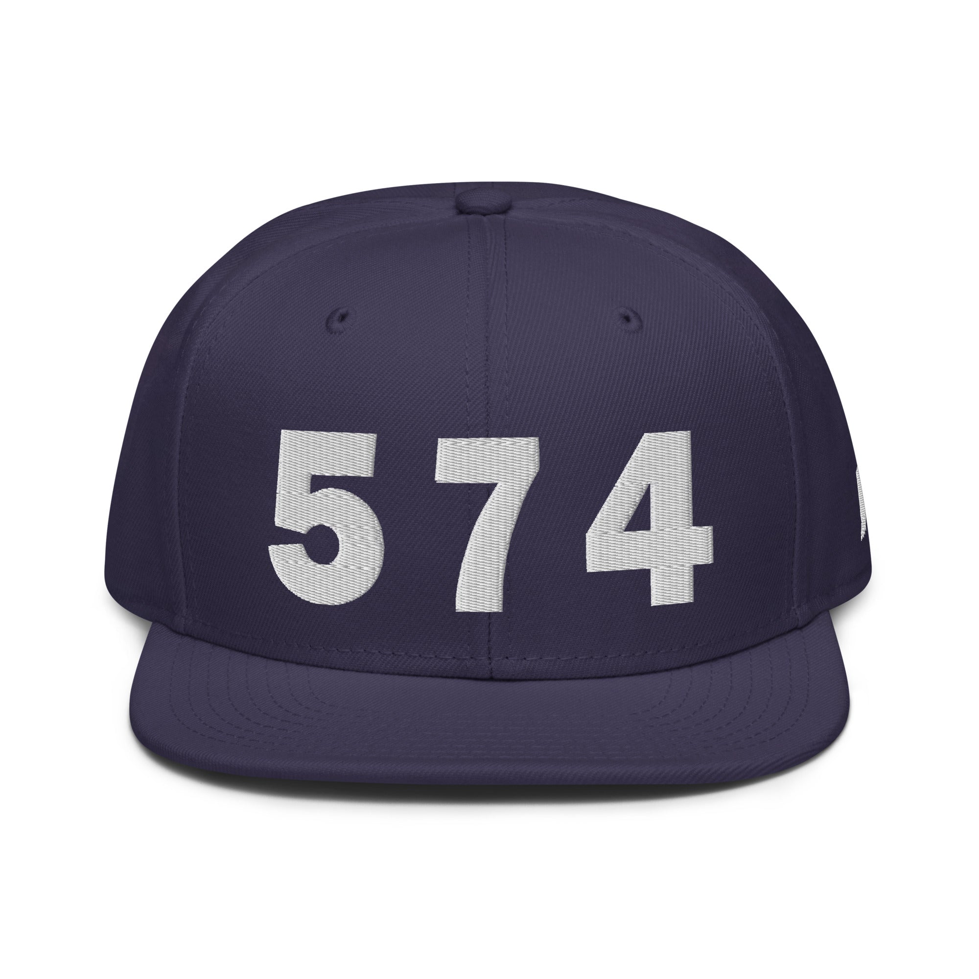 574 Area Code Snapback Hat