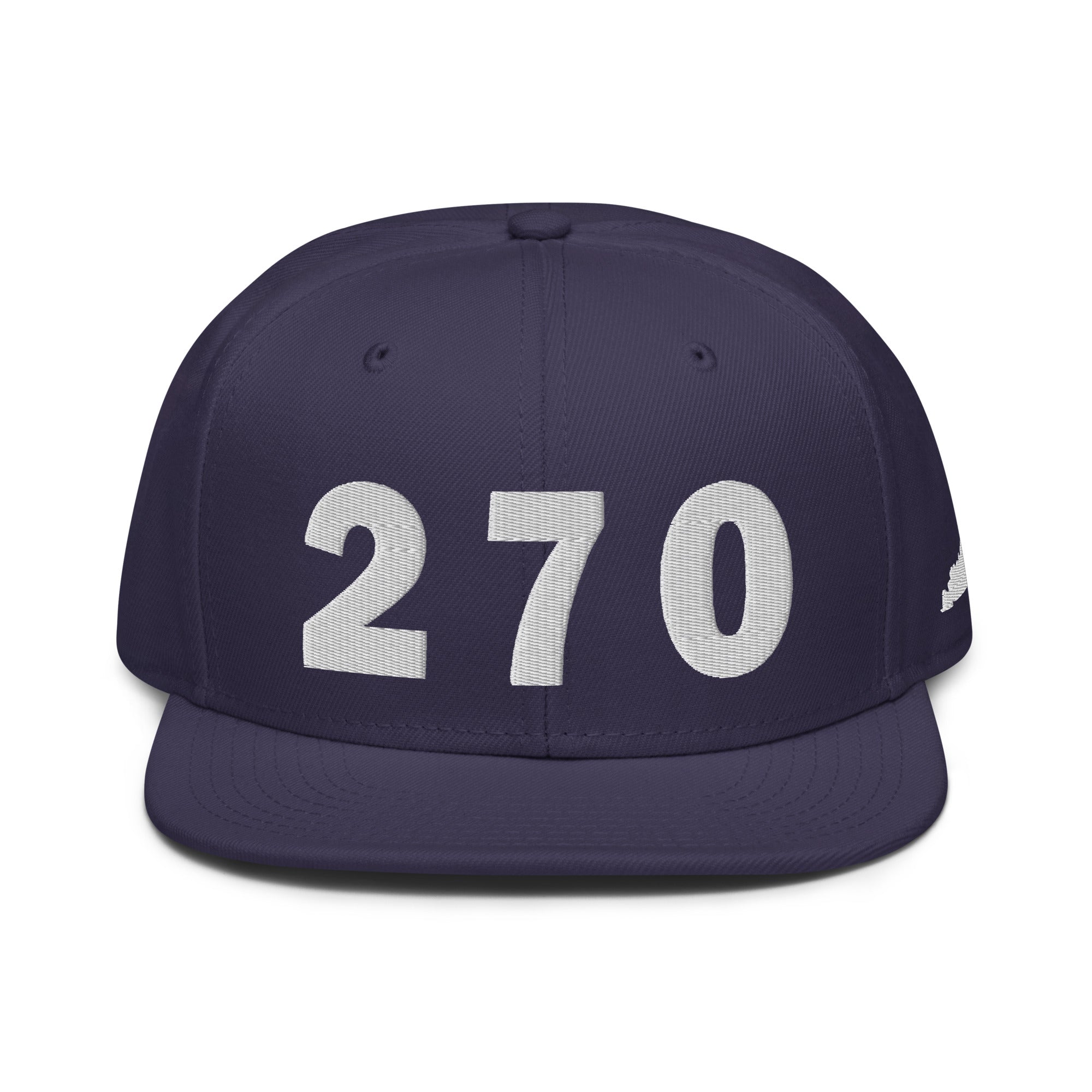 270 Area Code Snapback Hat