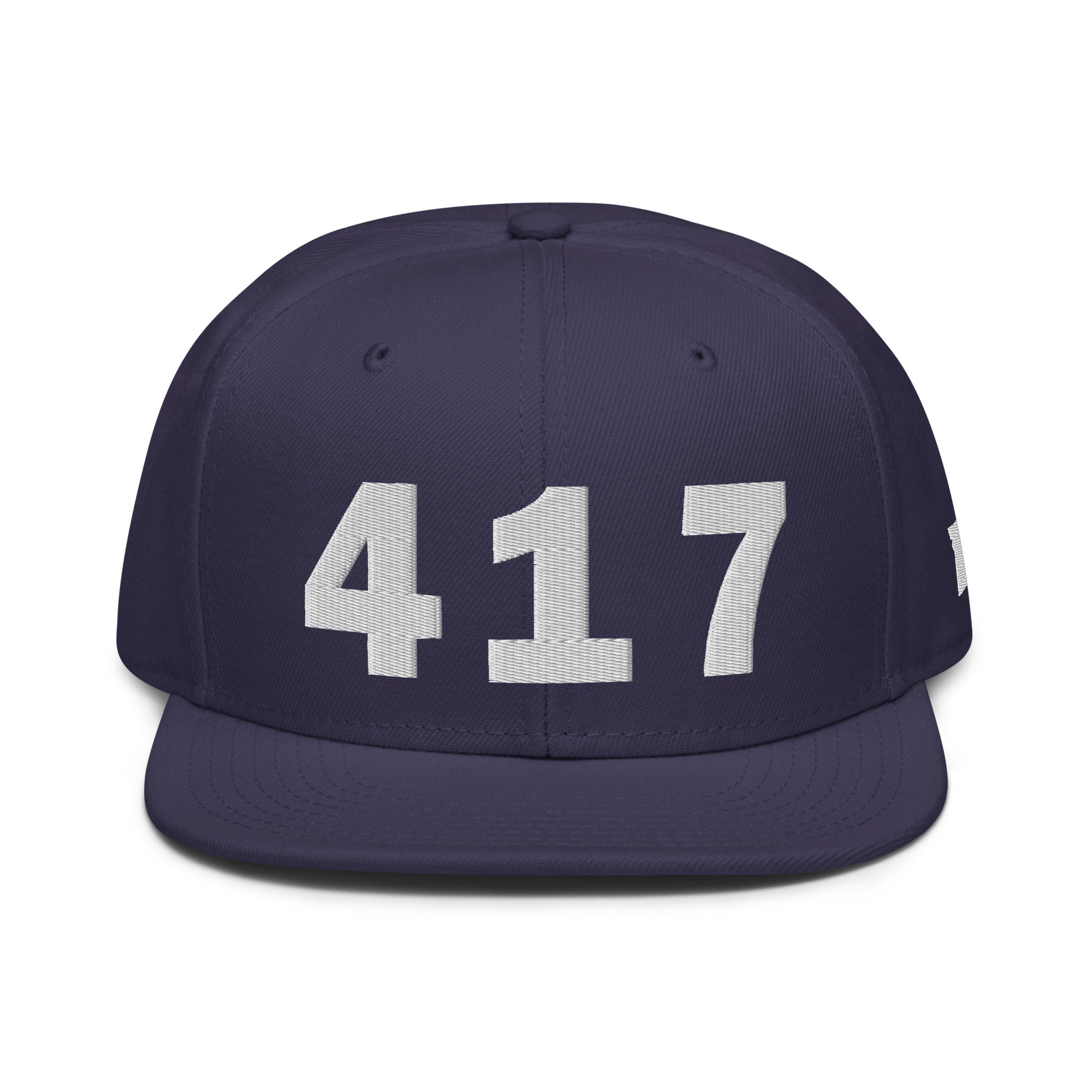 417 Area Code Snapback Hat