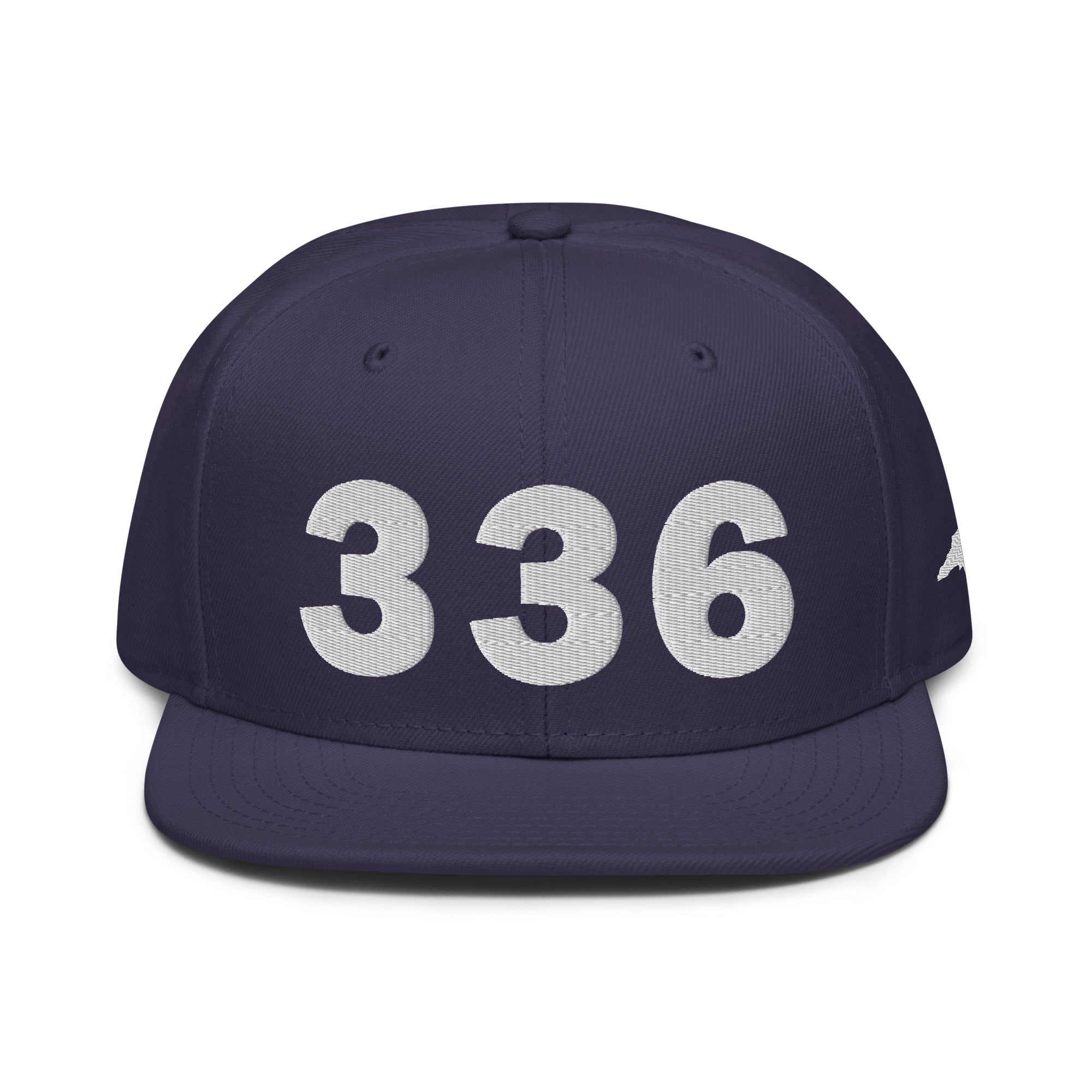 336 Area Code Snapback Hat