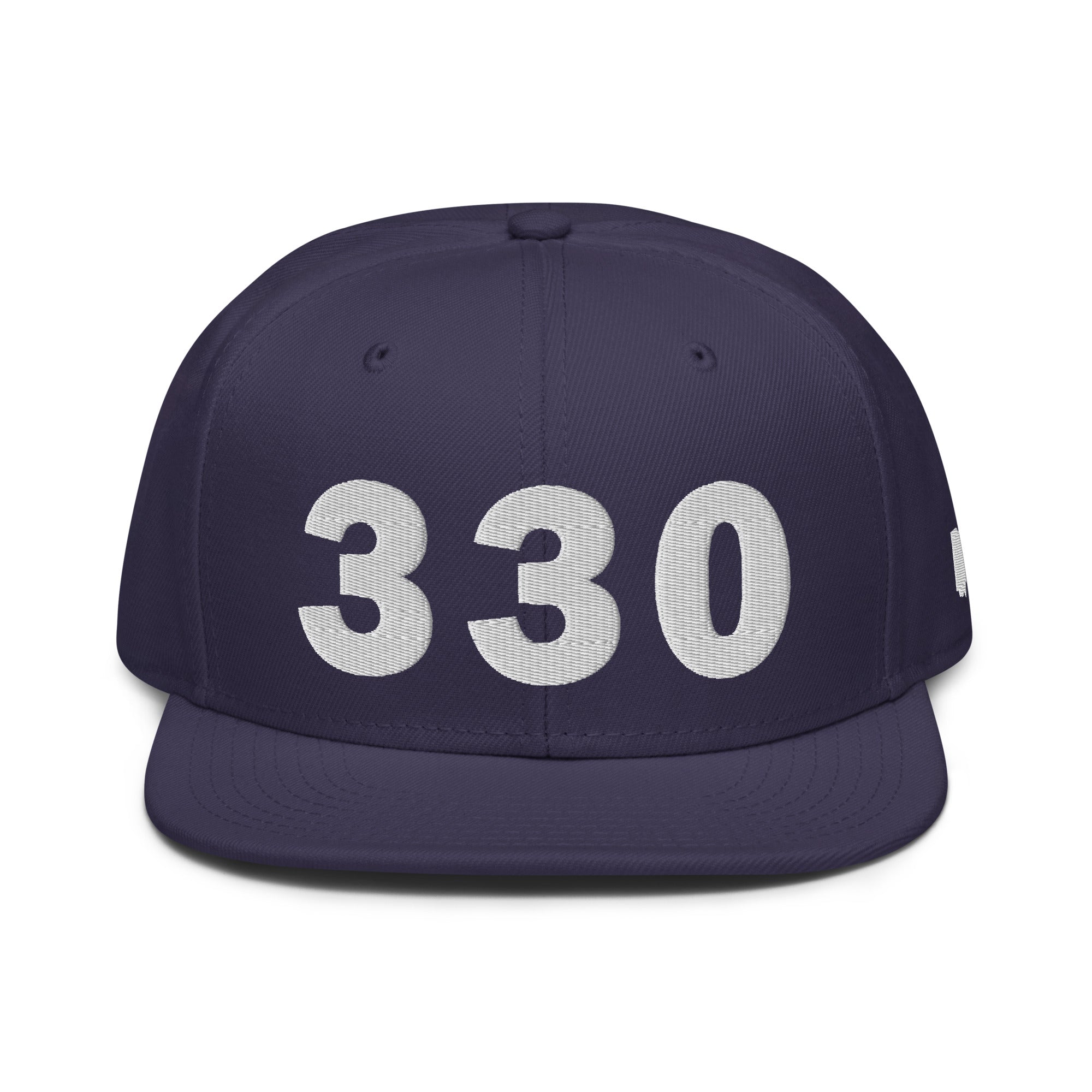 330 Area Code Snapback Hat