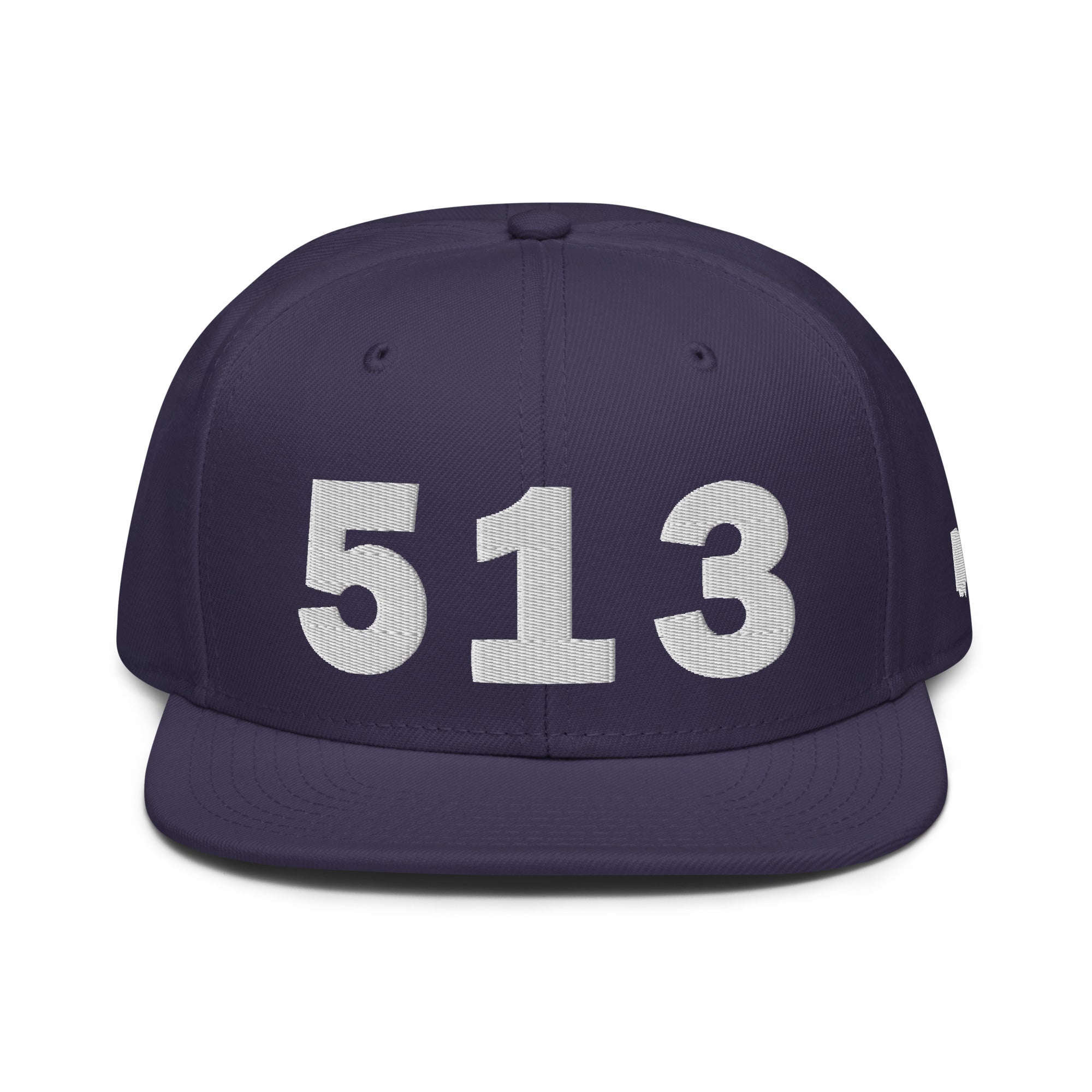 513 Area Code Snapback Hat