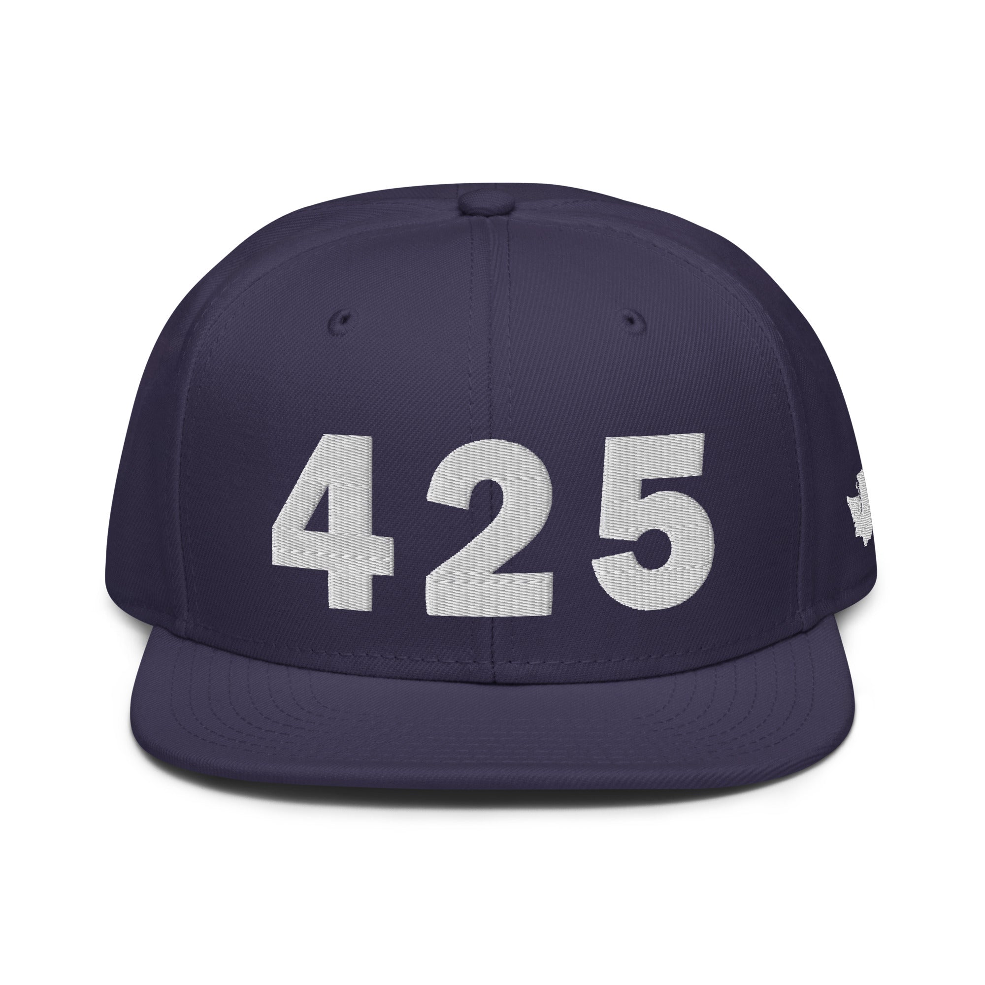 425 Area Code Snapback Hat