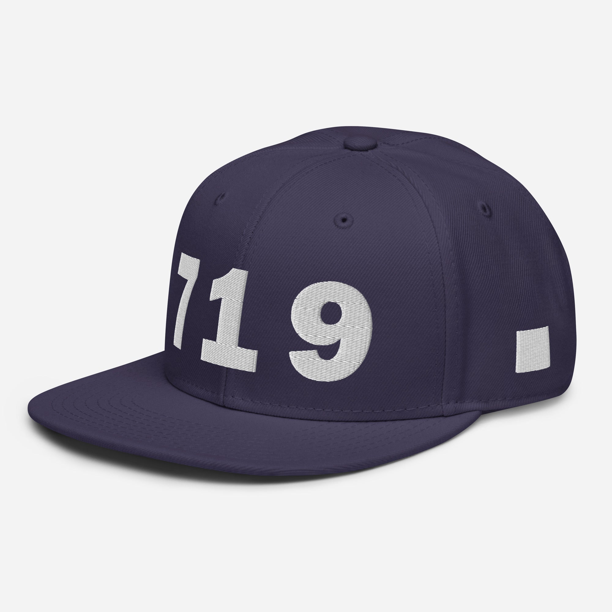 719 Area Code Snapback Hat