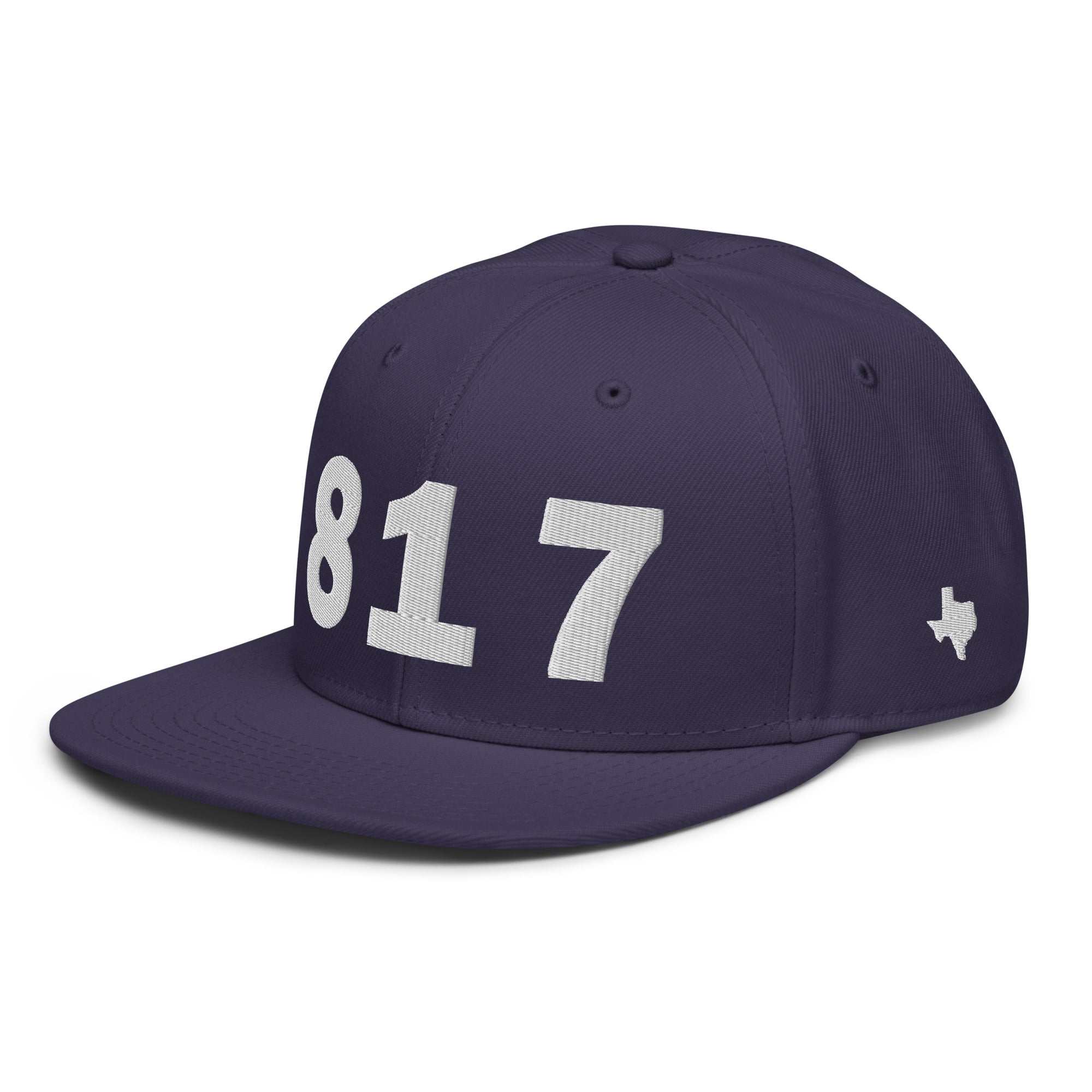 817 Area Code Snapback Hat