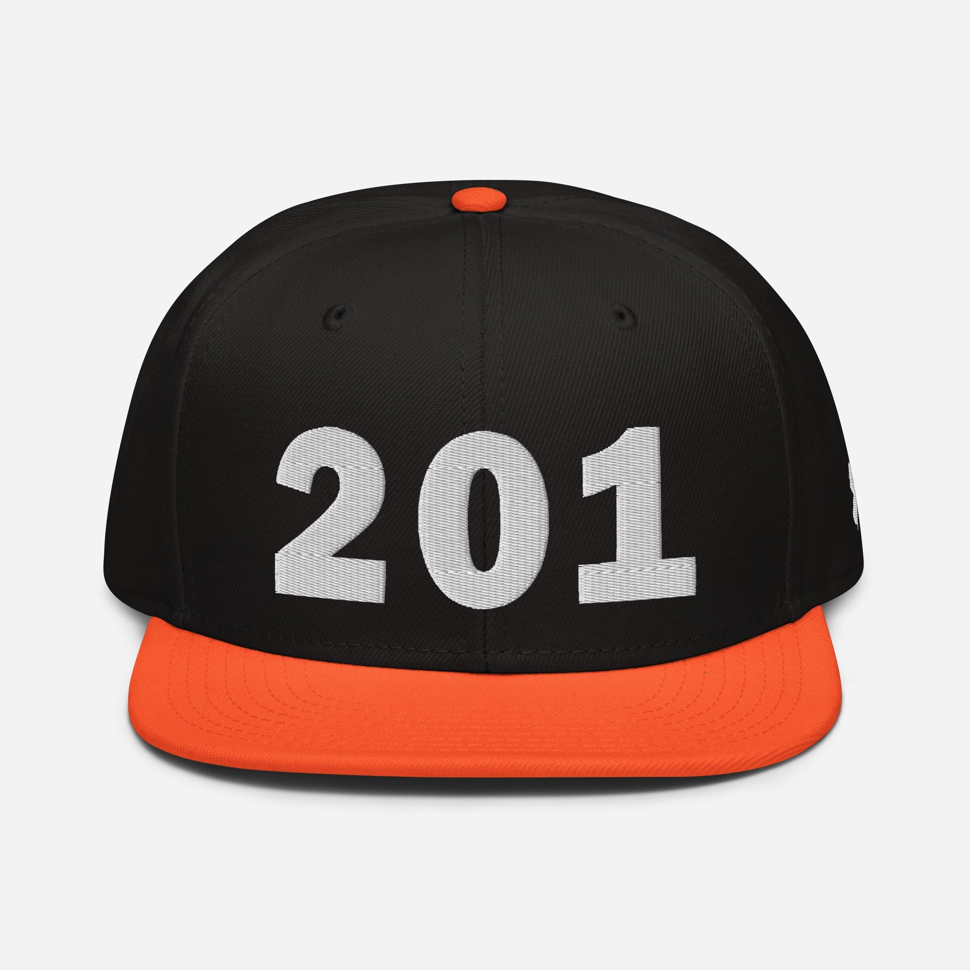 201 Area Code Snapback Hat