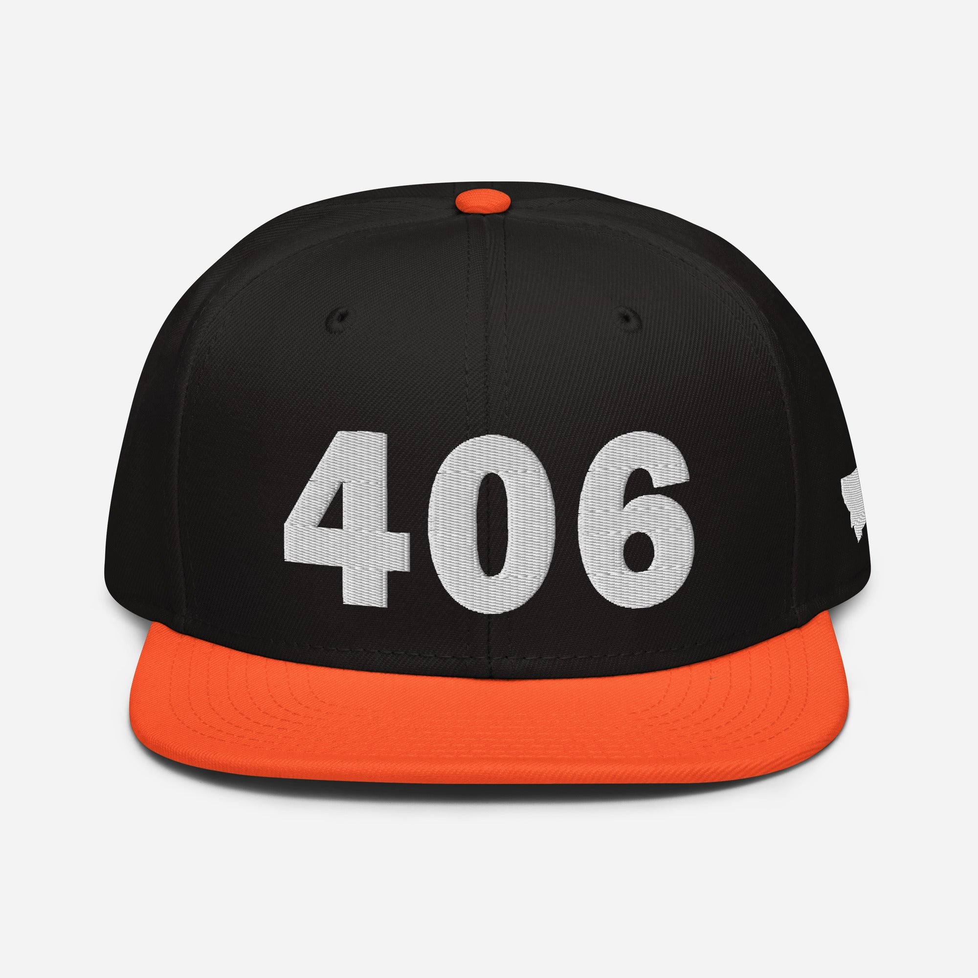 406 Area Code Snapback Hat