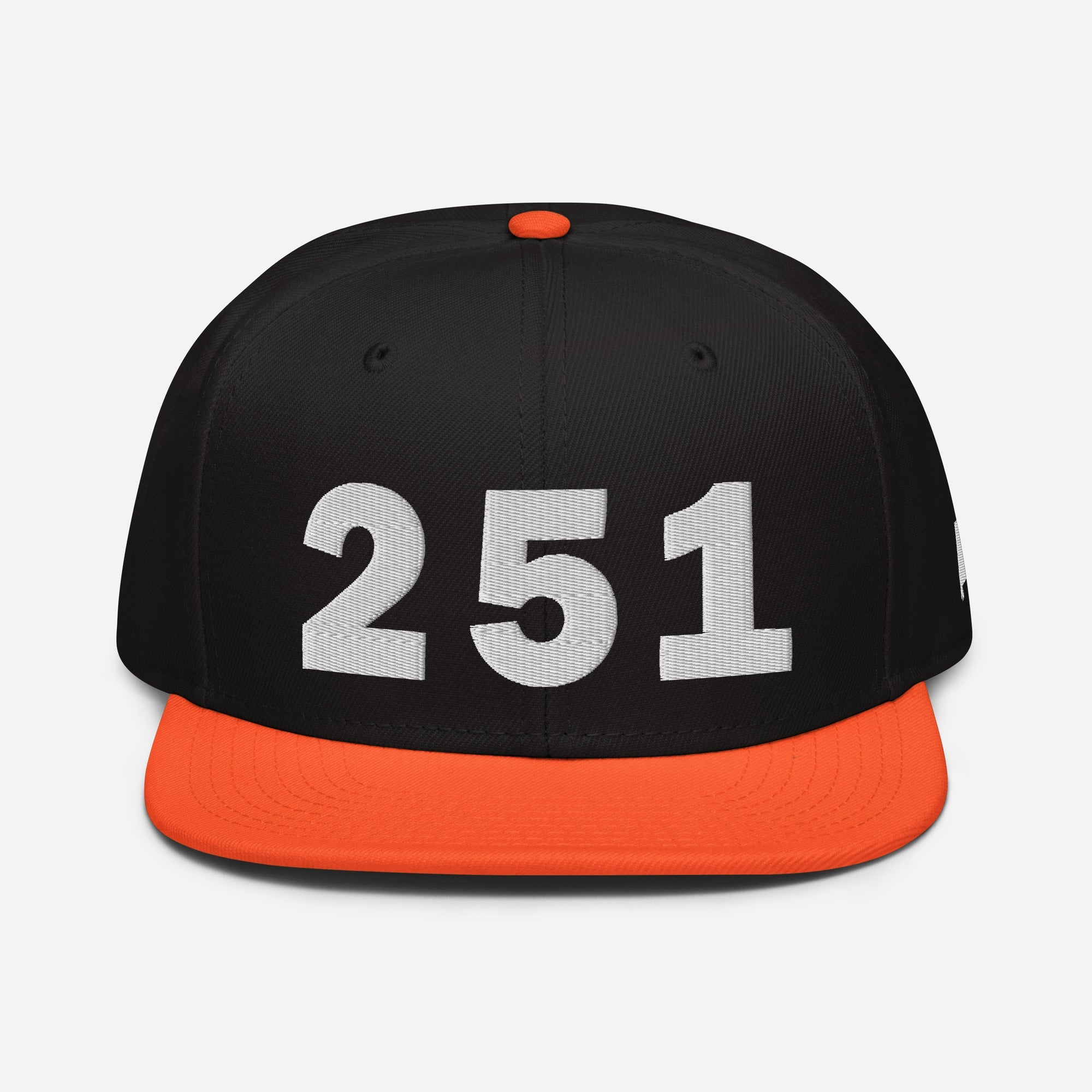 251 Area Code Snapback Hat