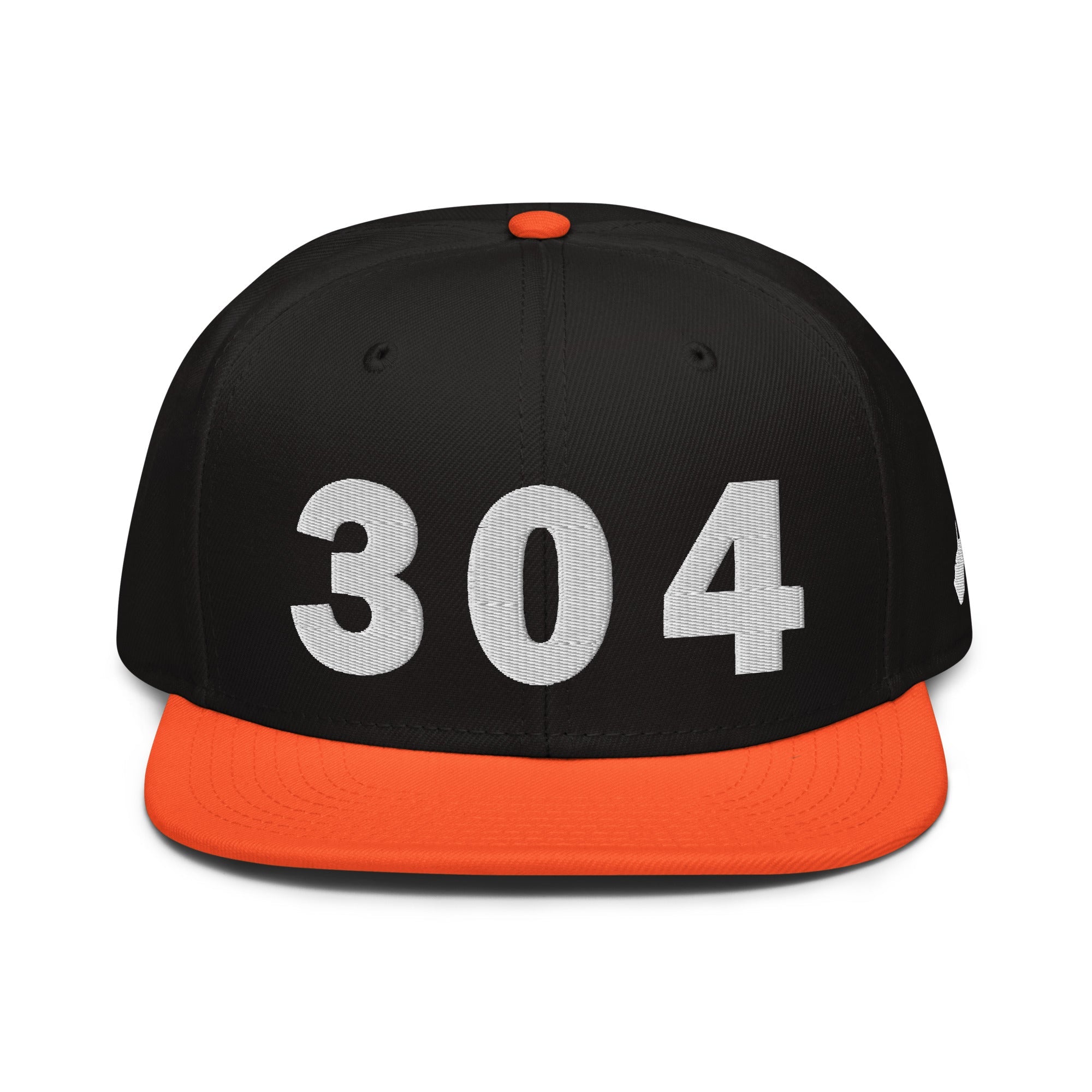304 Area Code Snapback Hat