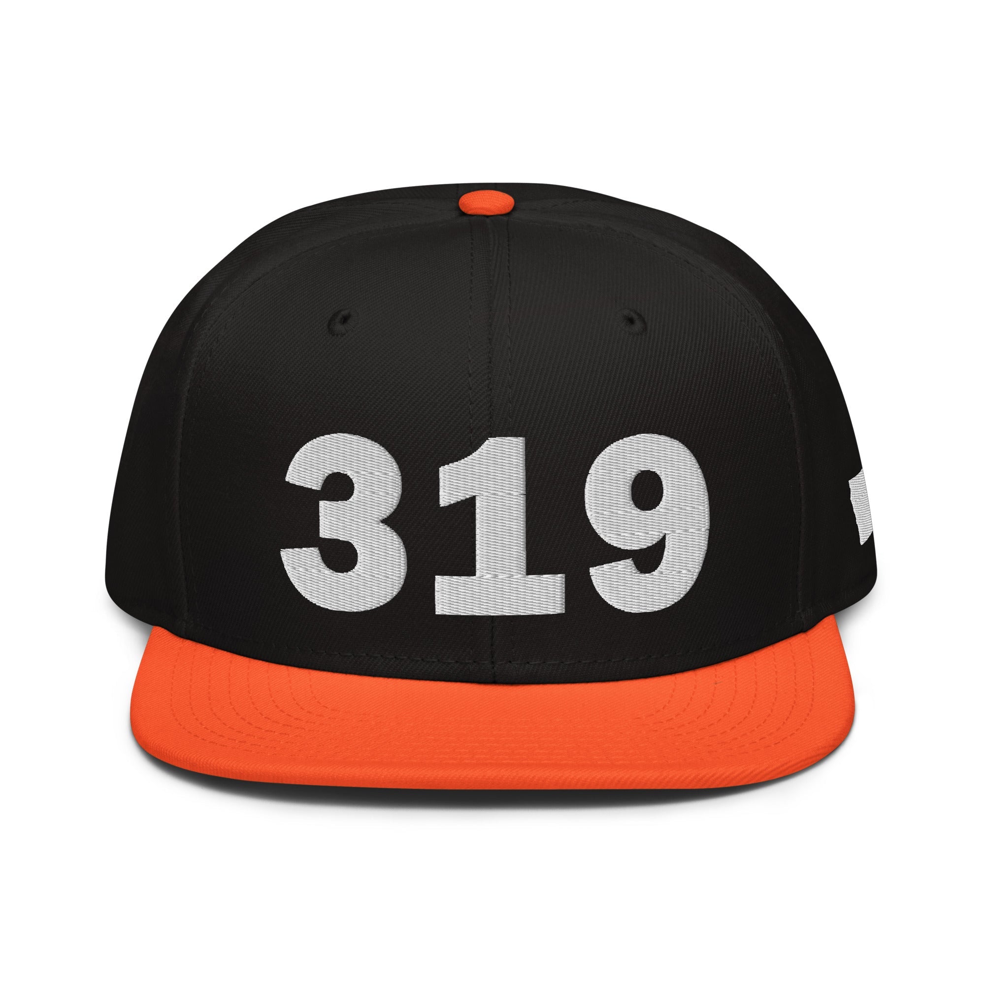 319 Area Code Snapback Hat