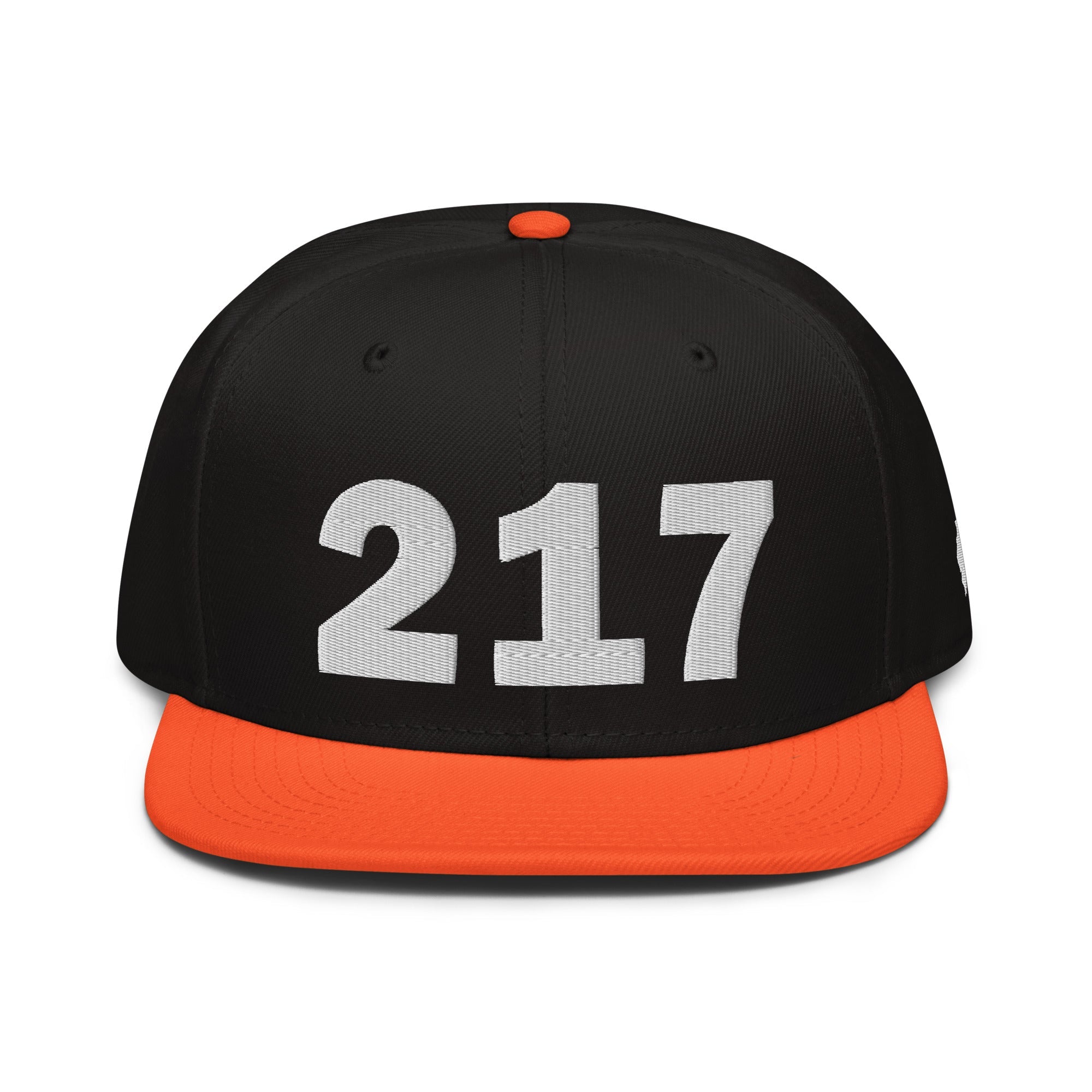 217 Area Code Snapback Hat