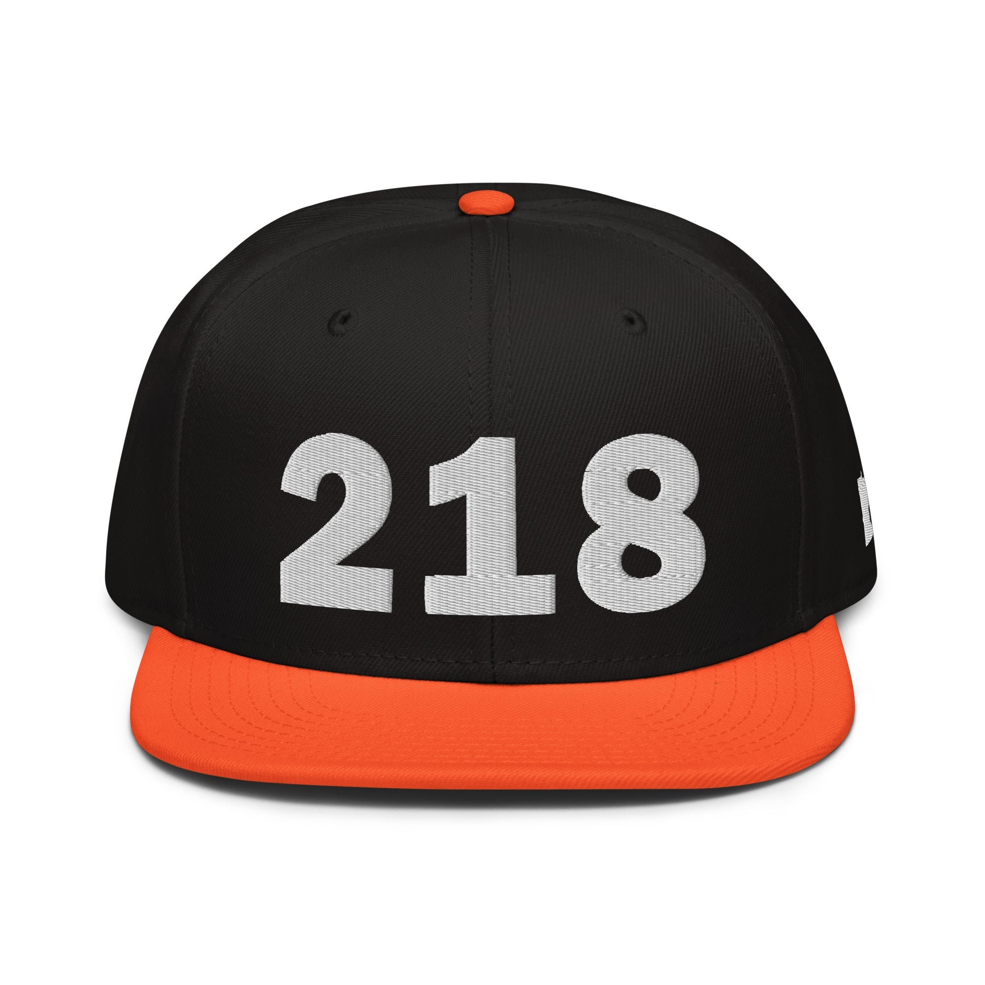 218 Area Code Snapback Hat