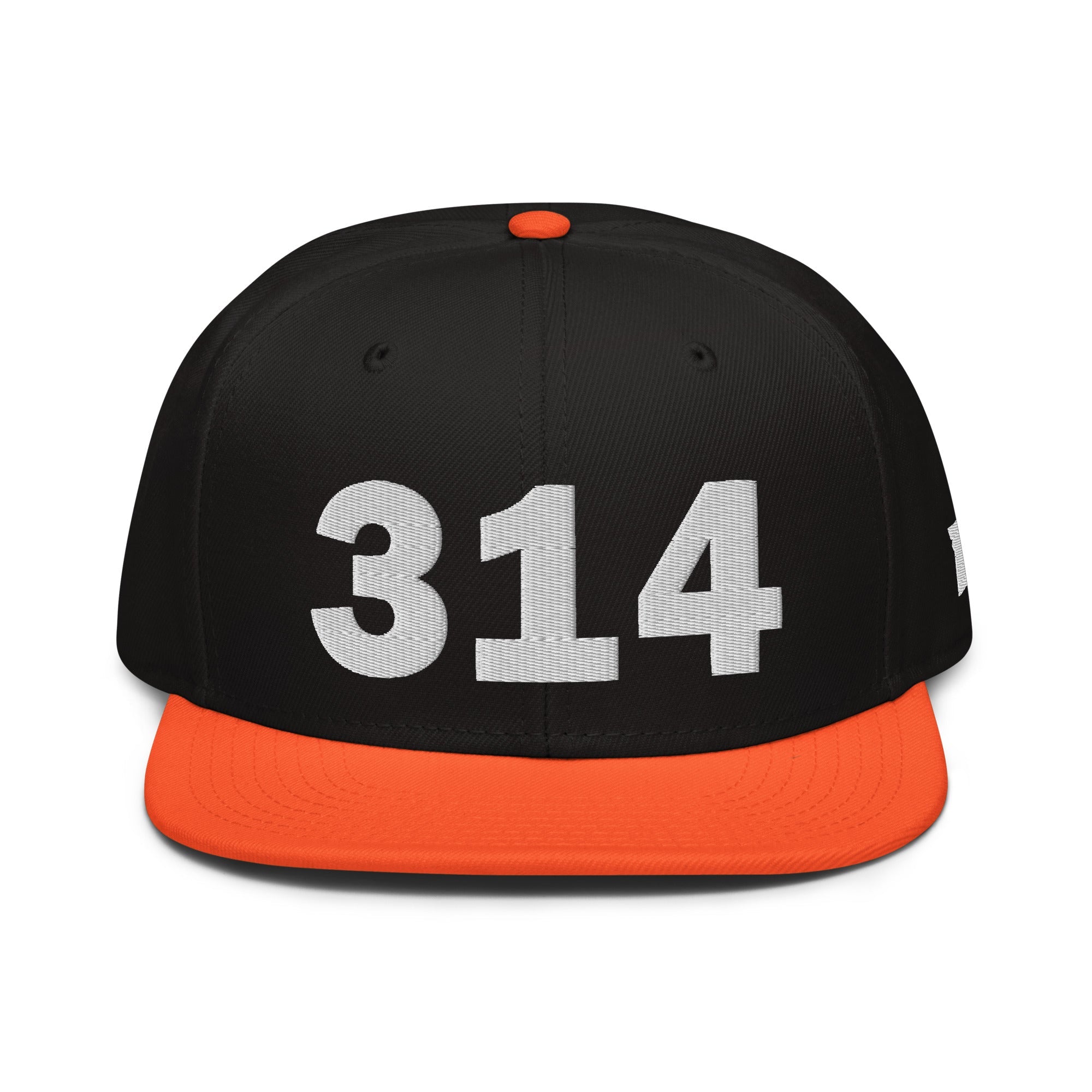 314 Area Code Snapback Hat