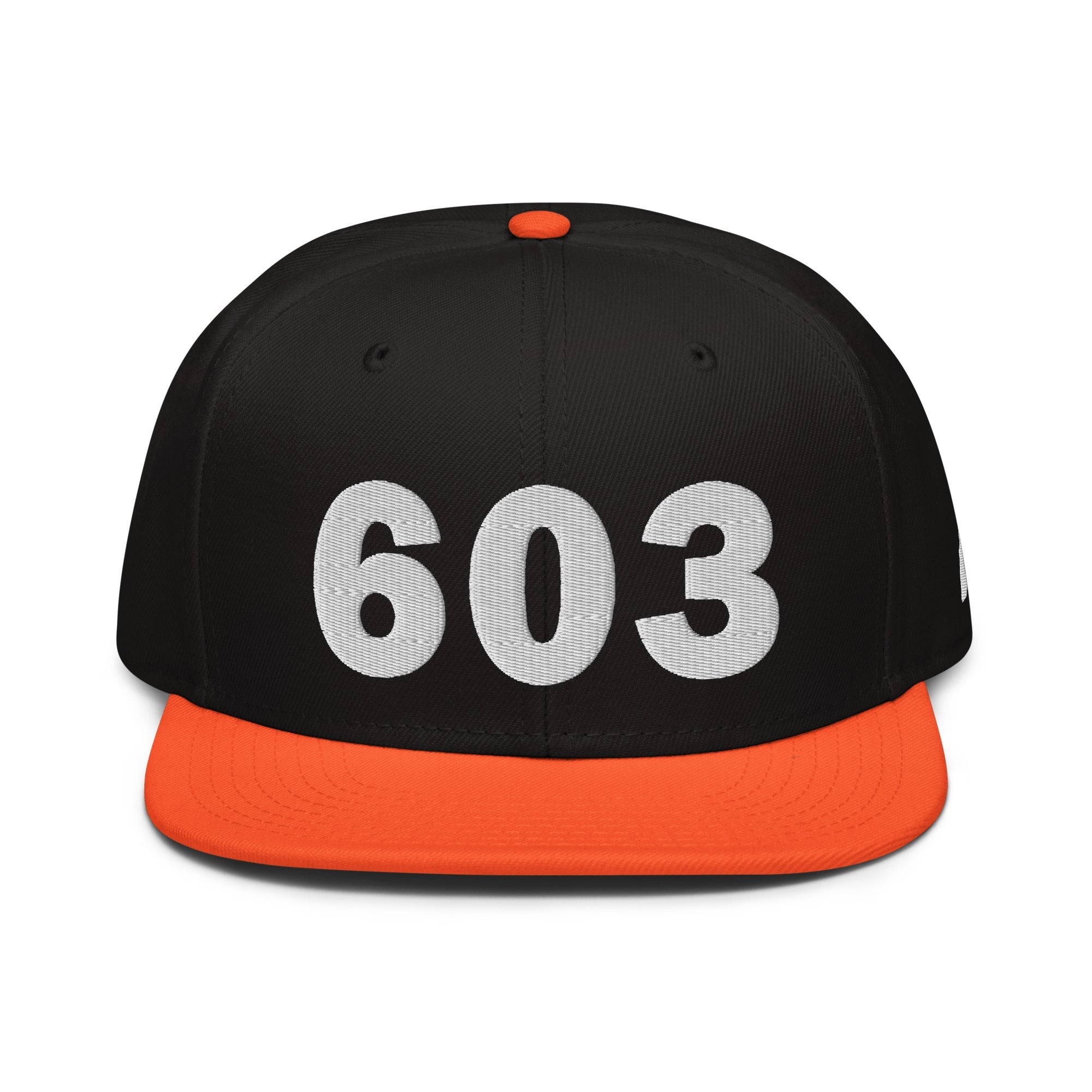 603 Area Code Snapback Hat