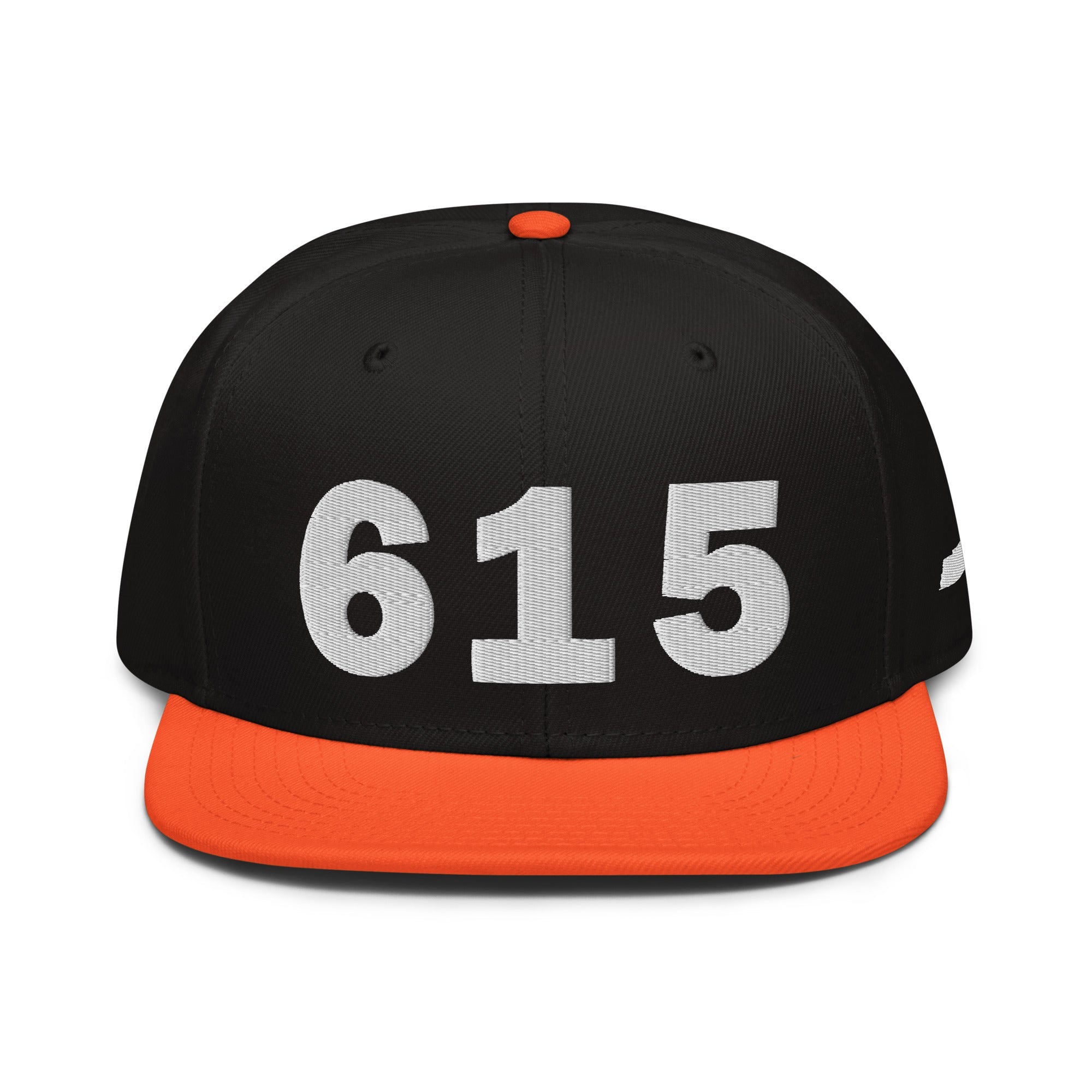 615 Area Code Snapback Hat