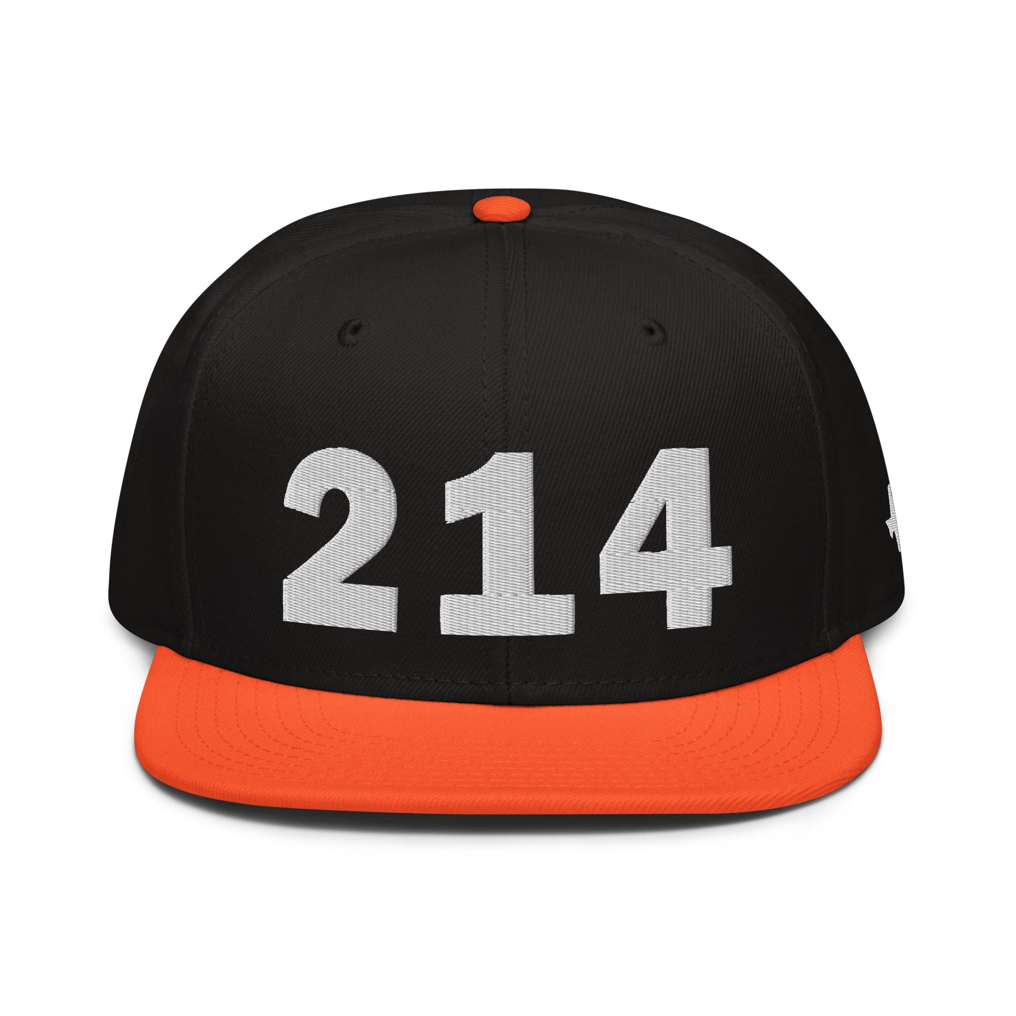 214 Area Code Snapback Hat