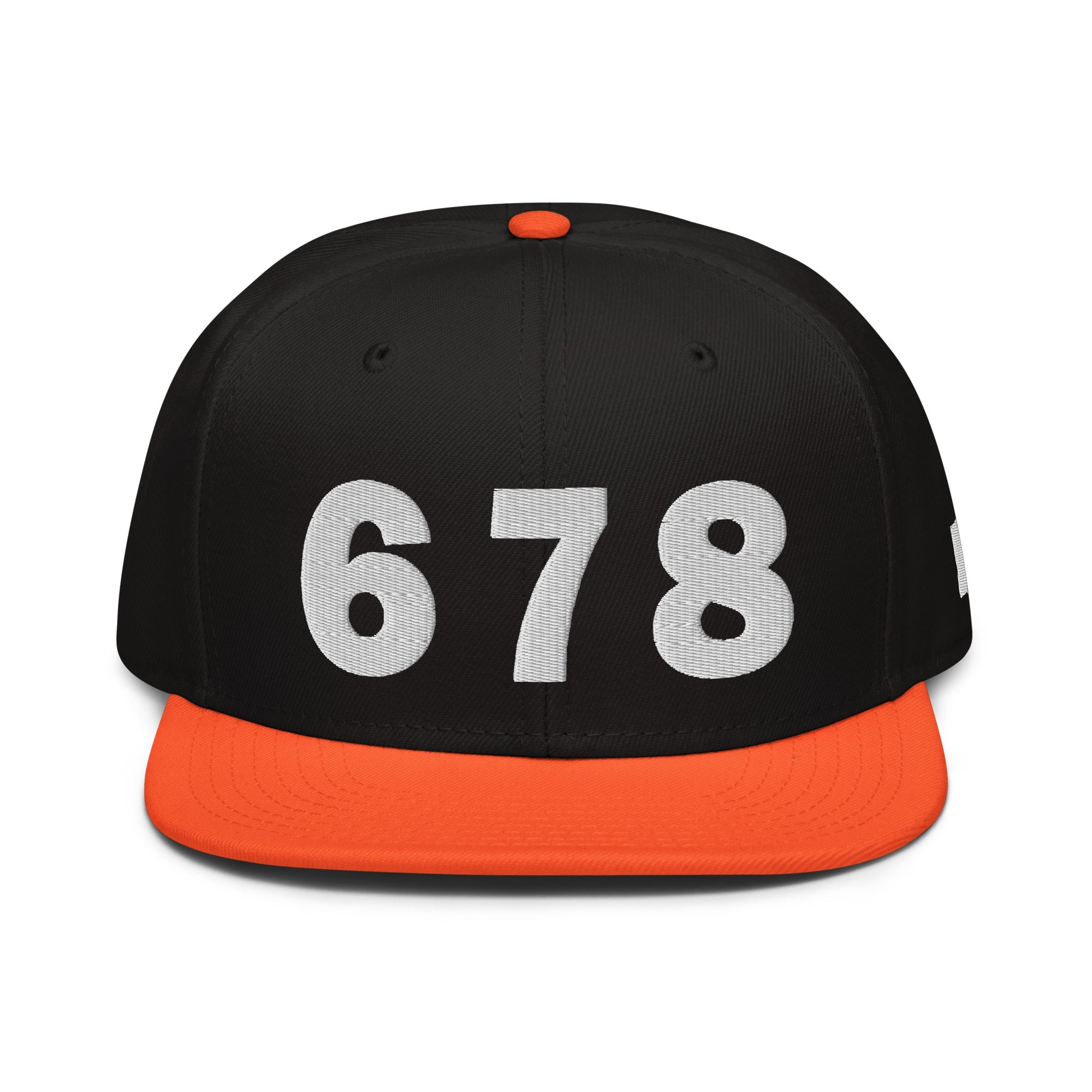 678 Area Code Snapback Hat