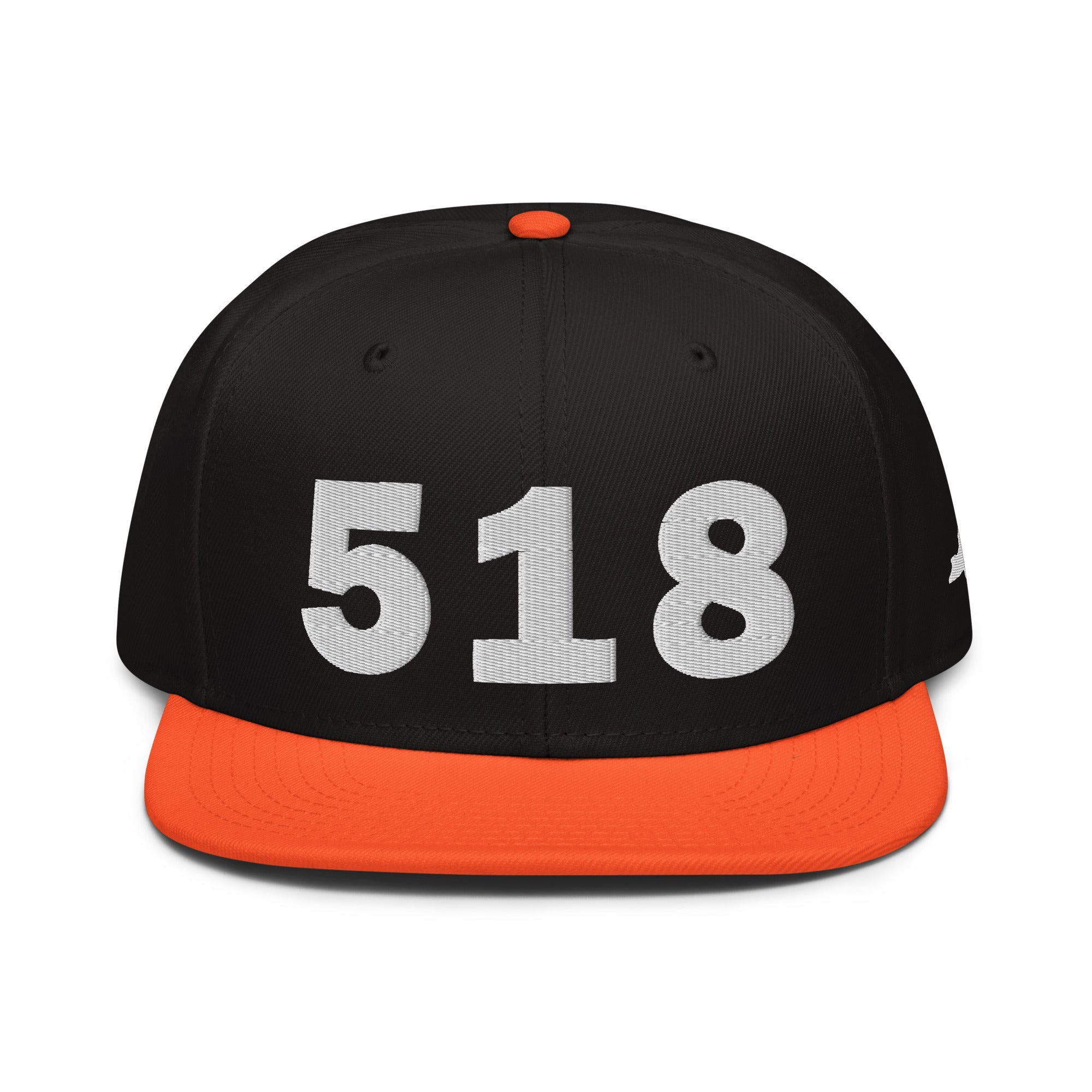 518 Area Code Snapback Hat