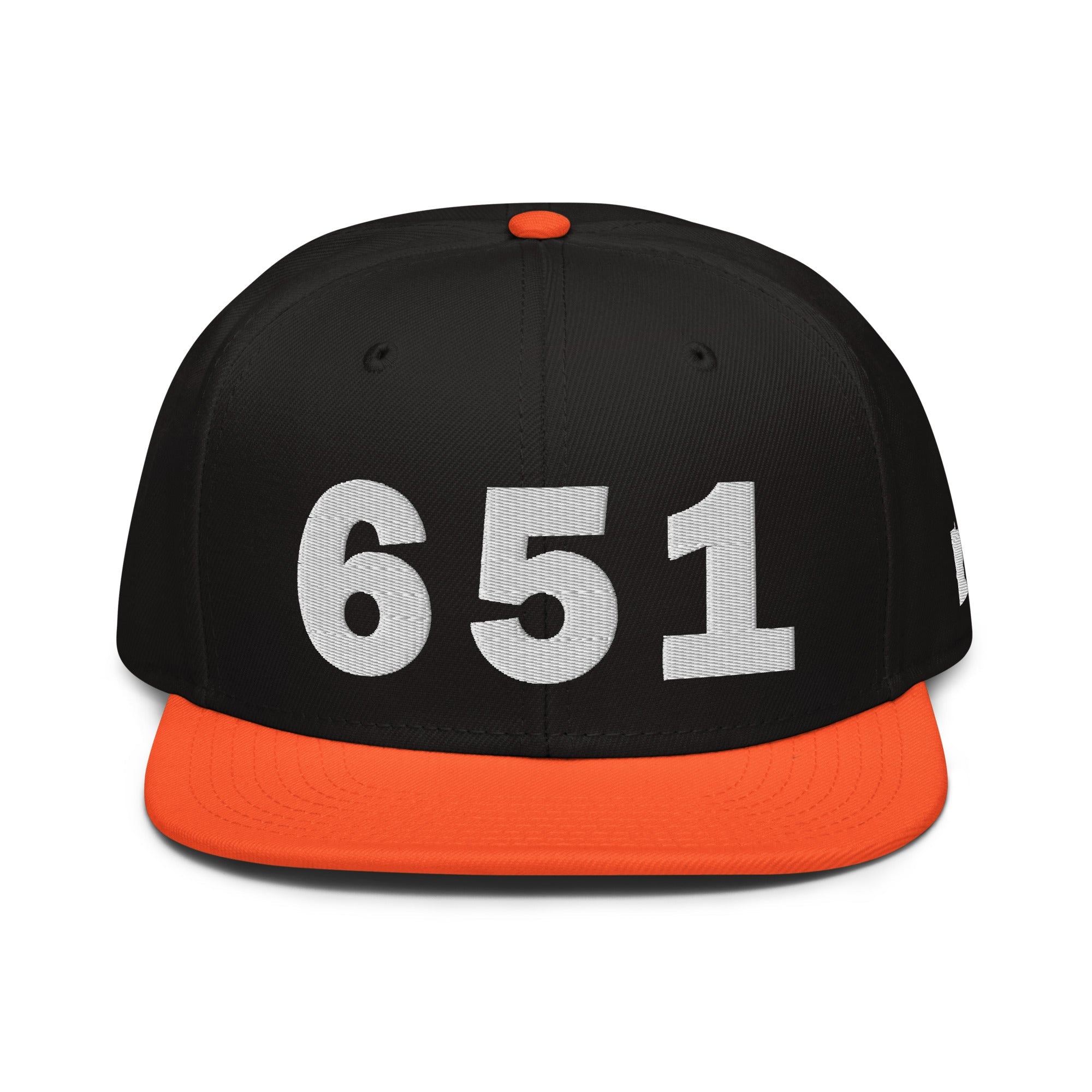 651 Area Code Snapback Hat