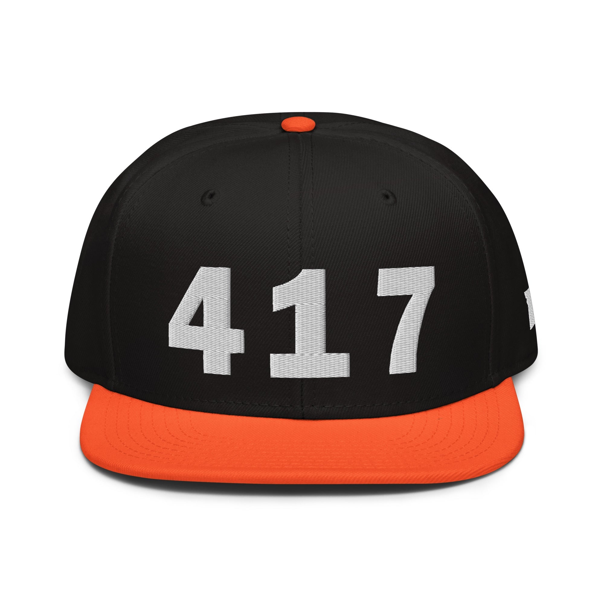 417 Area Code Snapback Hat