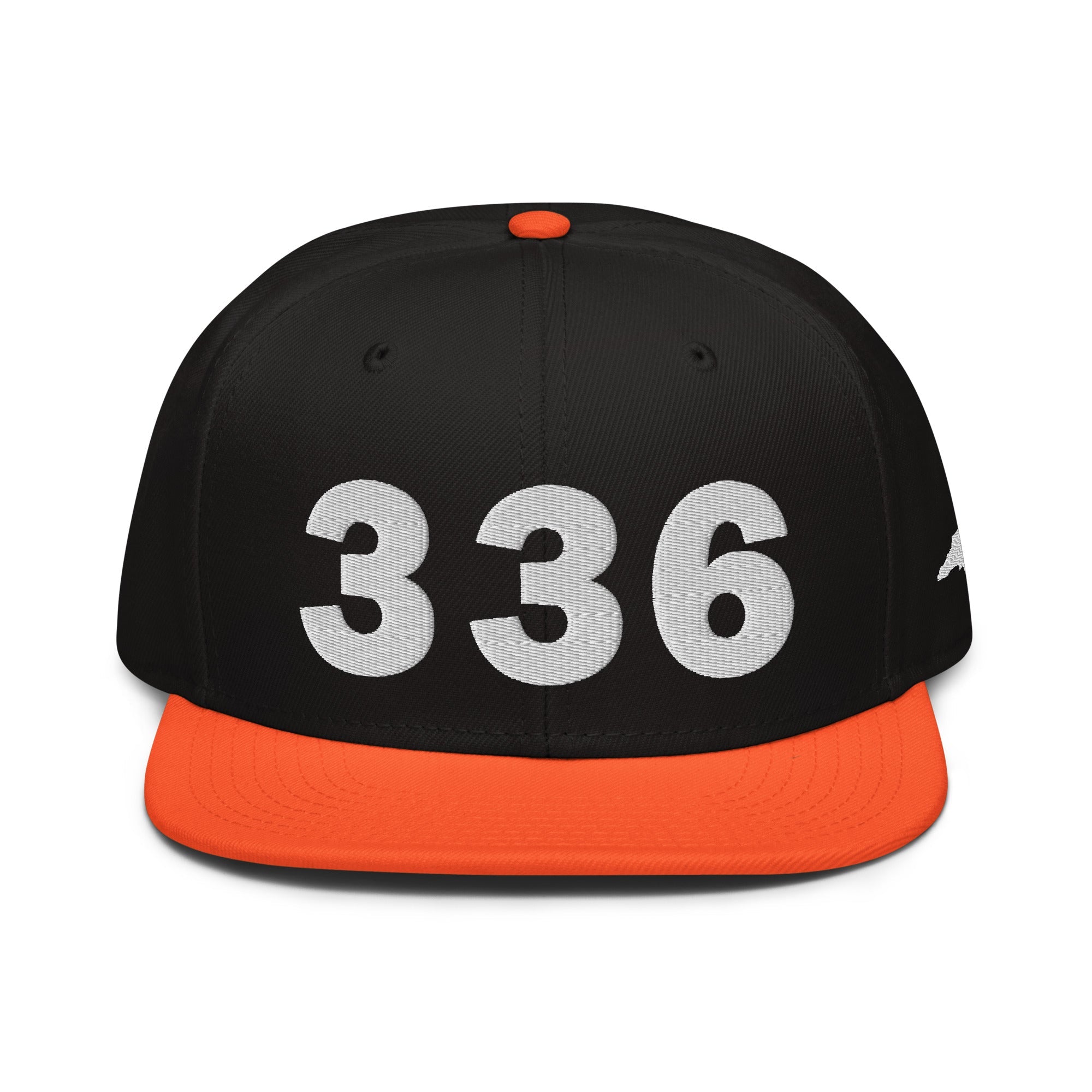 336 Area Code Snapback Hat