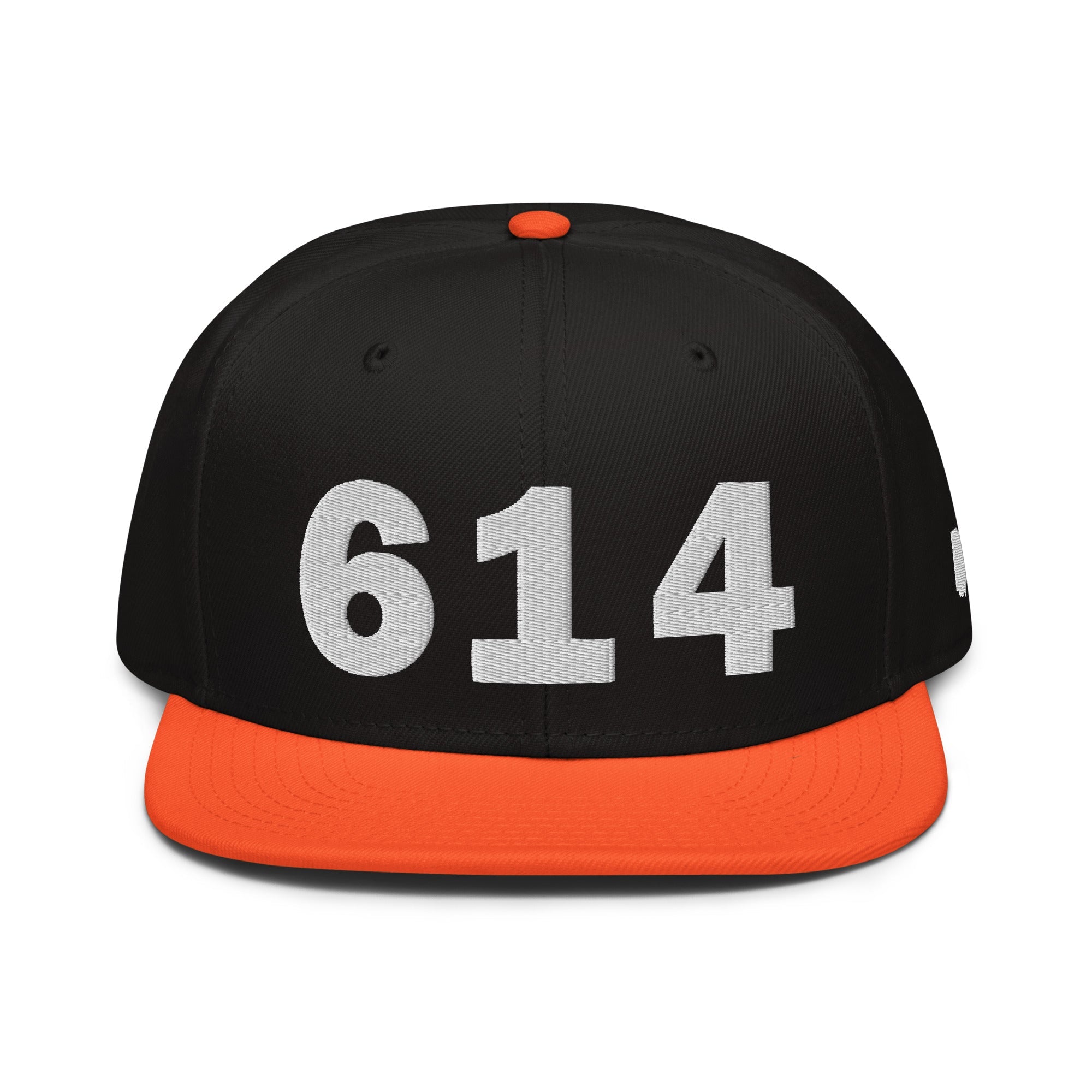 614 Area Code Snapback Hat