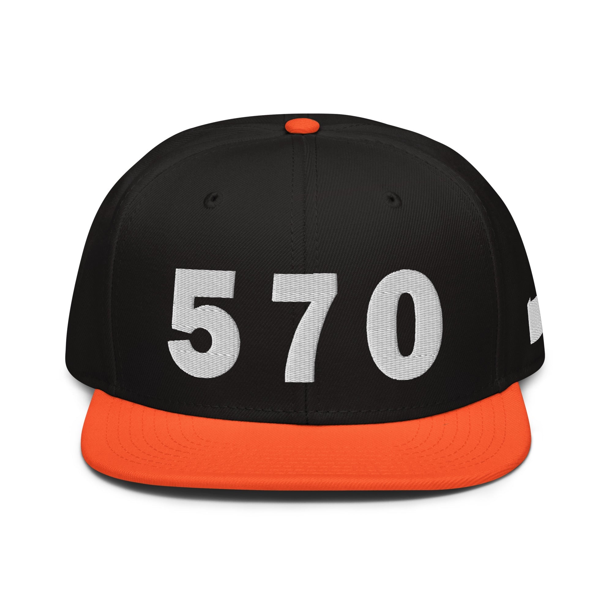 570 Area Code Snapback Hat