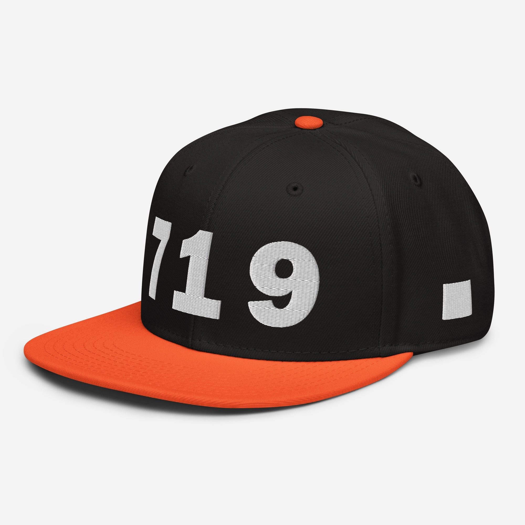719 Area Code Snapback Hat