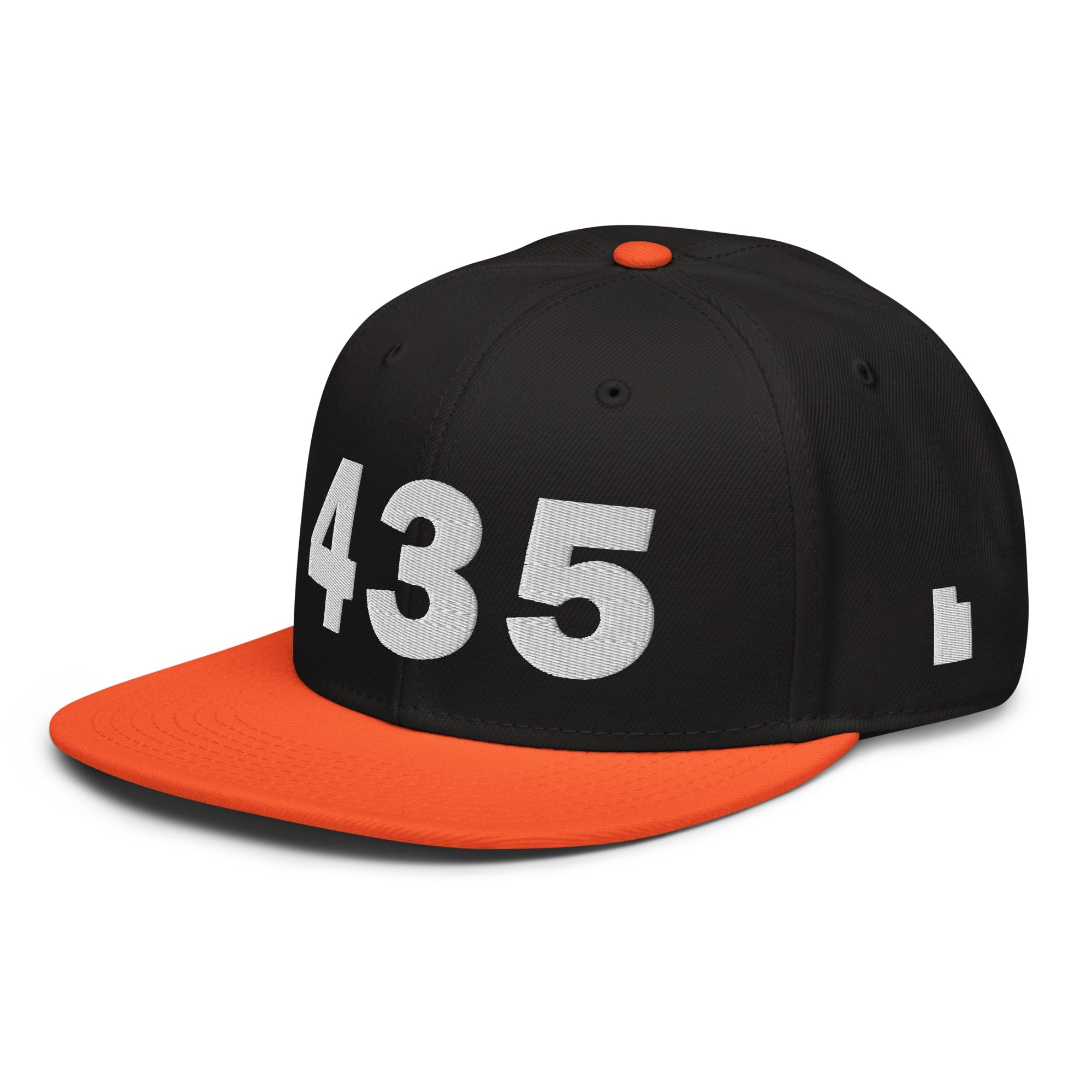 435 Area Code Snapback Hat