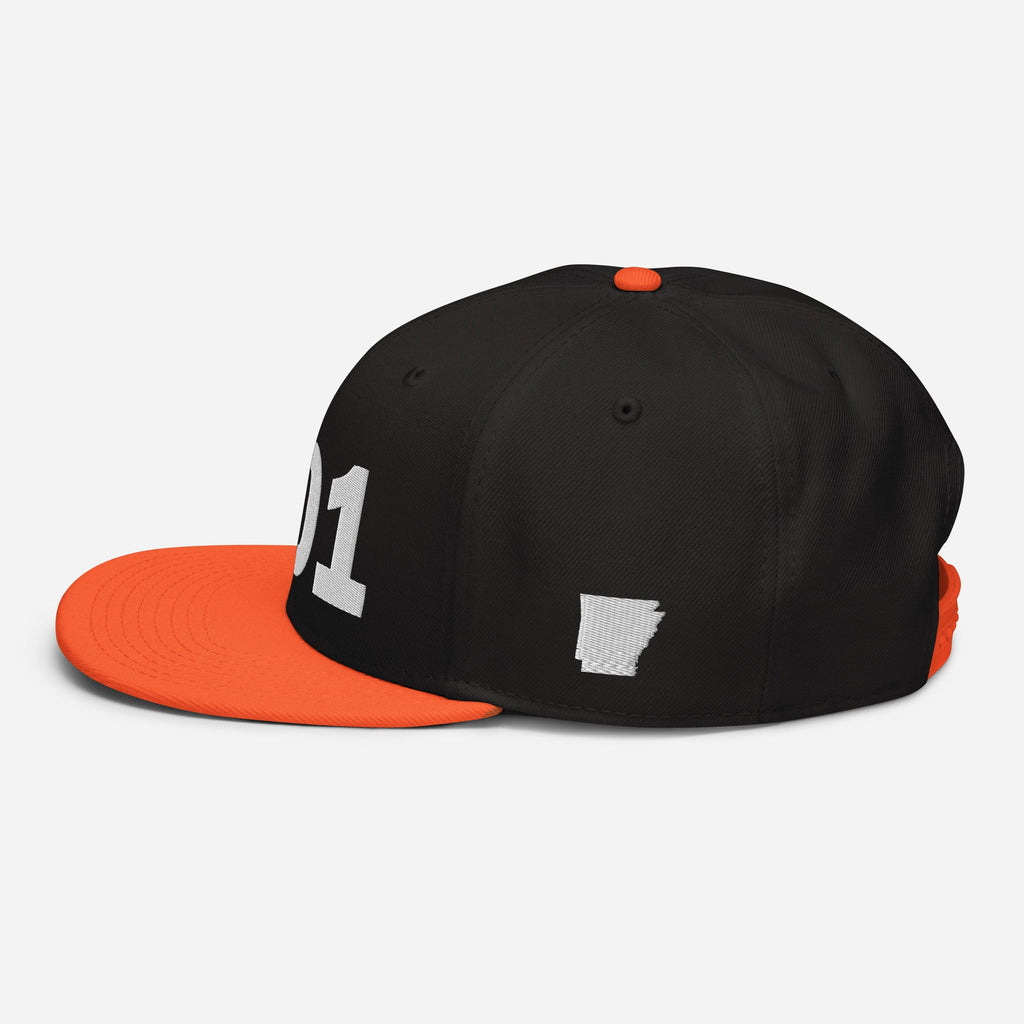 501 Area Code Snapback Hat