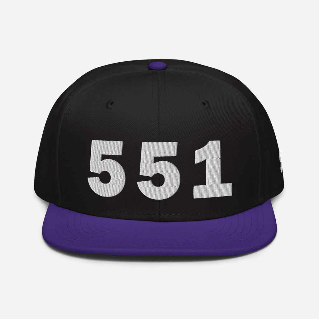 551 Area Code Snapback Hats