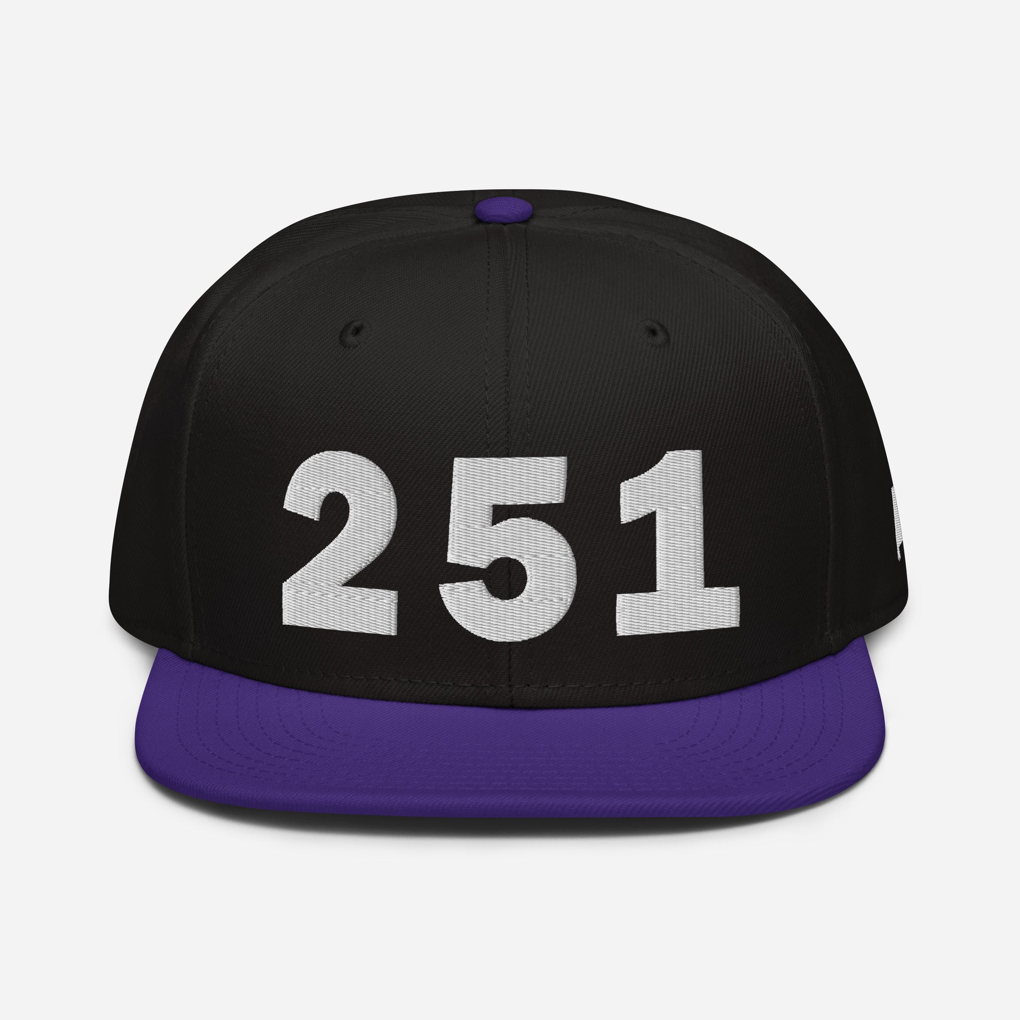 251 Area Code Snapback Hat