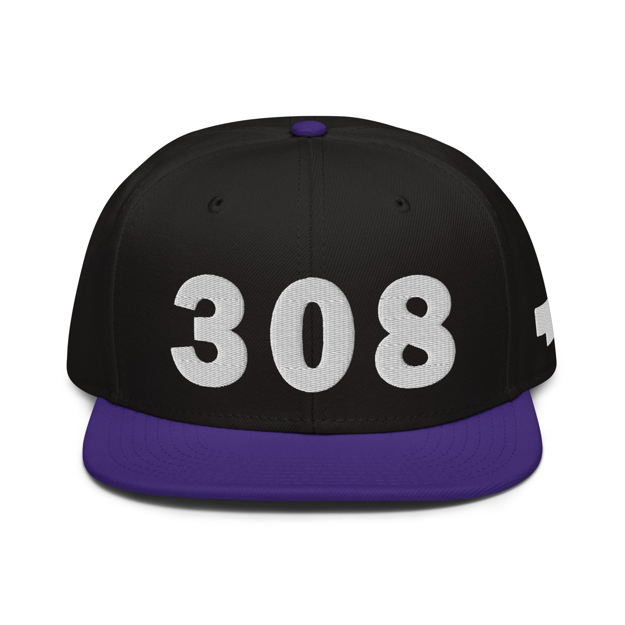 308 Area Code Snapback Hat