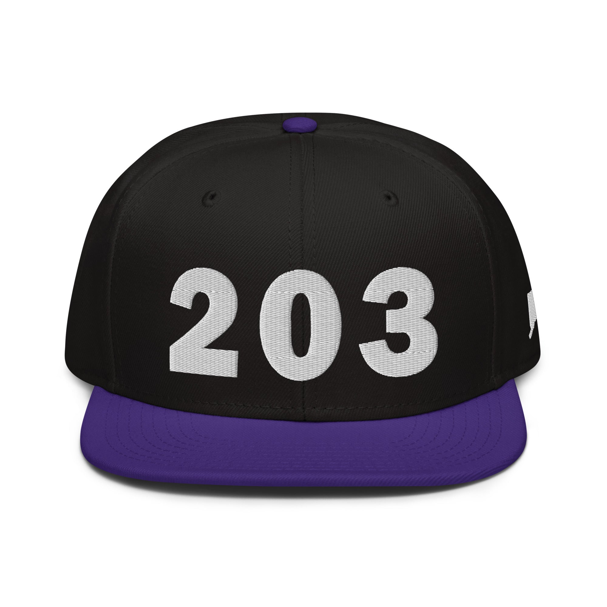 203 Area Code Snapback Hat