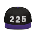 225 Area Code Snapback Hat