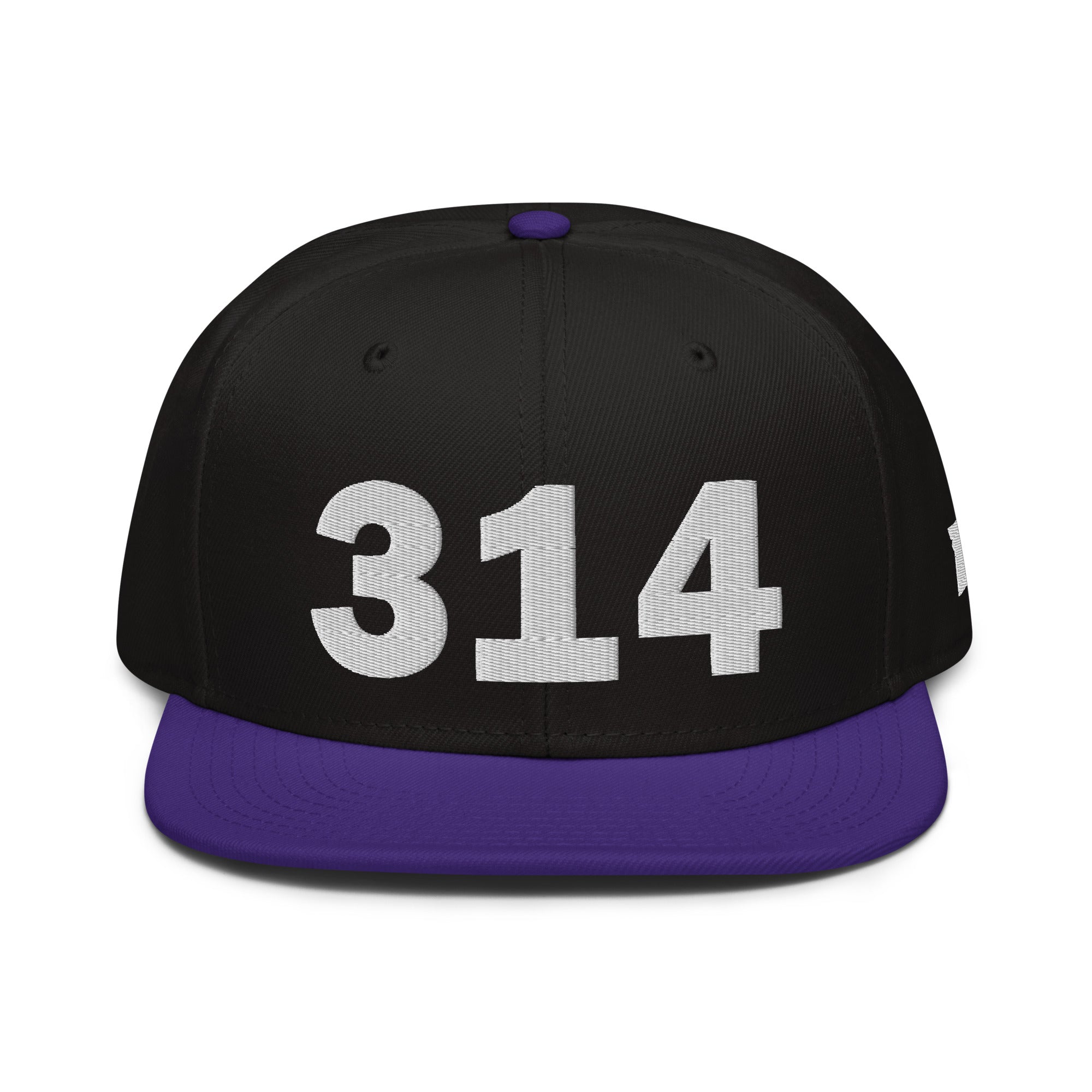 314 Area Code Snapback Hat