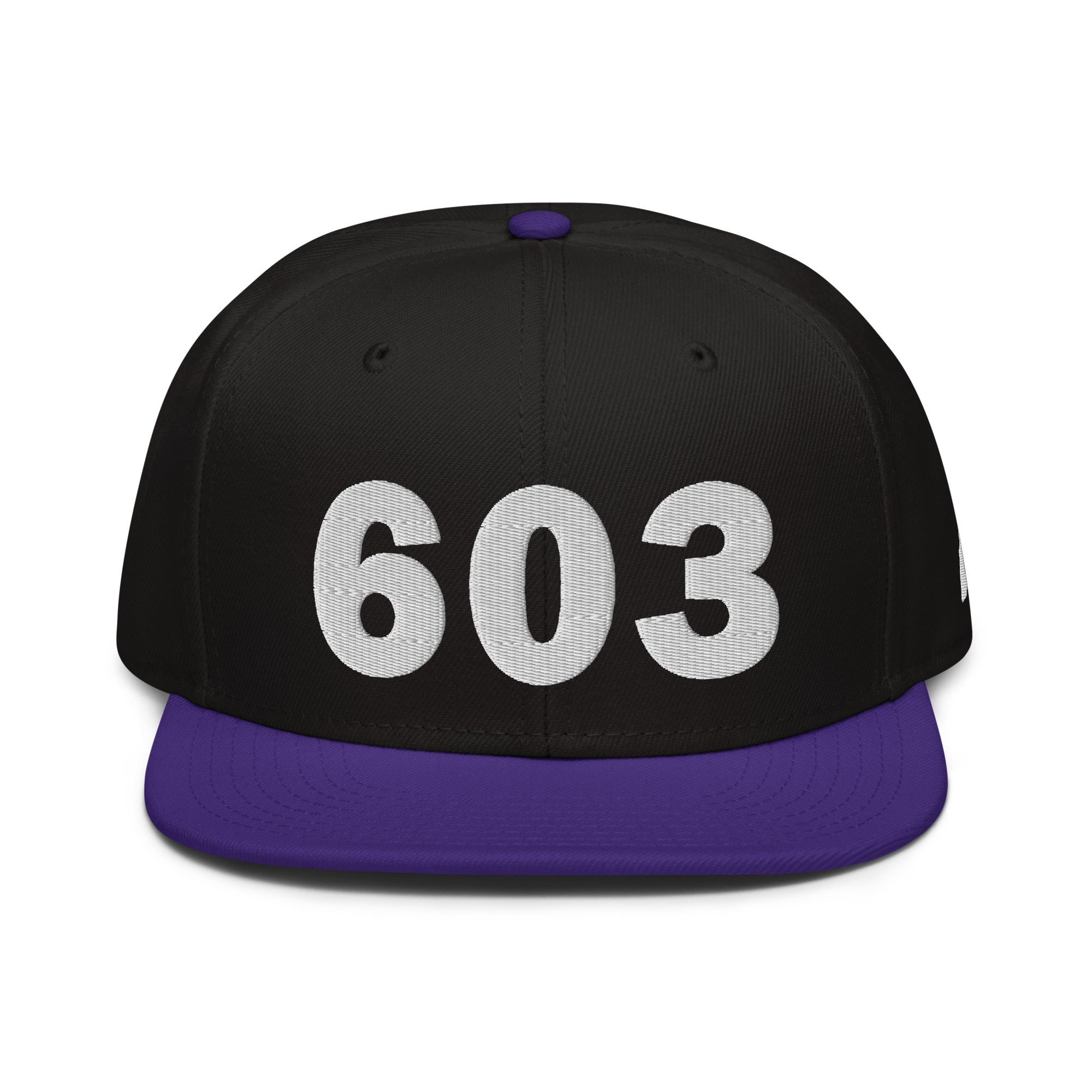 603 Area Code Snapback Hat