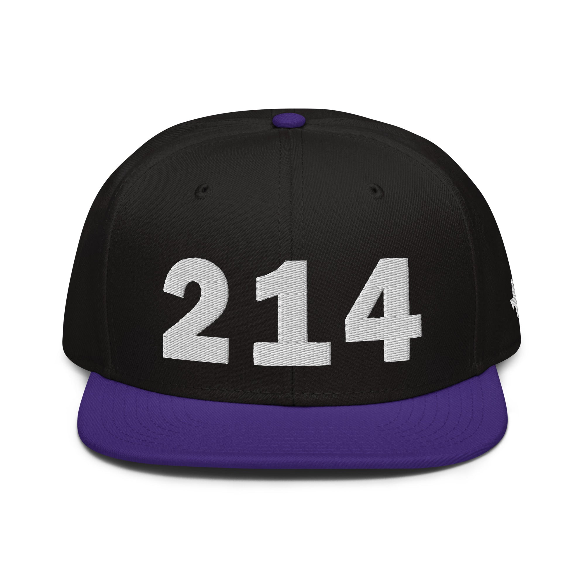 214 Area Code Snapback Hat