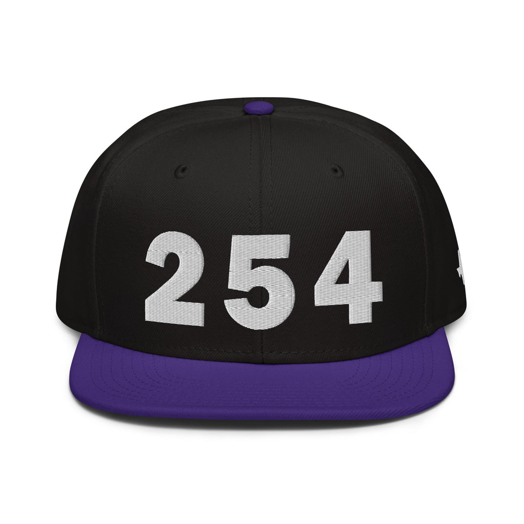 254 Area Code Snapback Hat