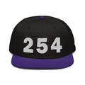 254 Area Code Snapback Hat