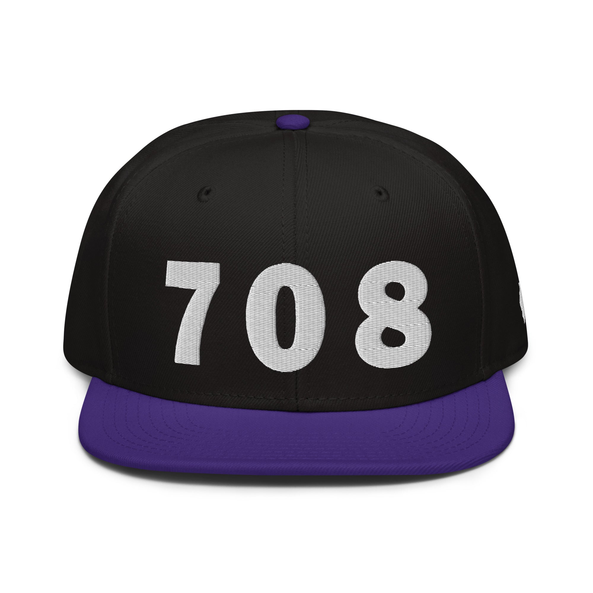 708 Area Code Snapback Hat