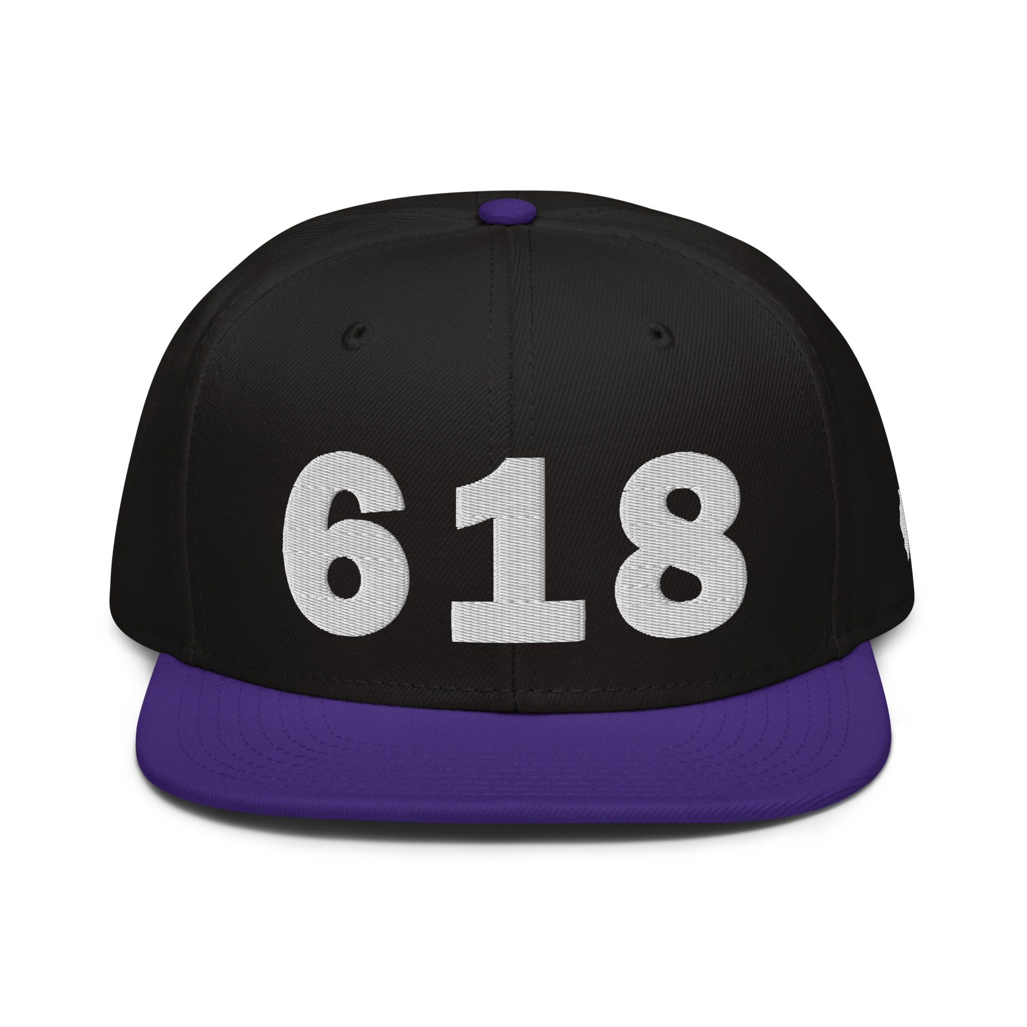 618 Area Code Snapback Hat