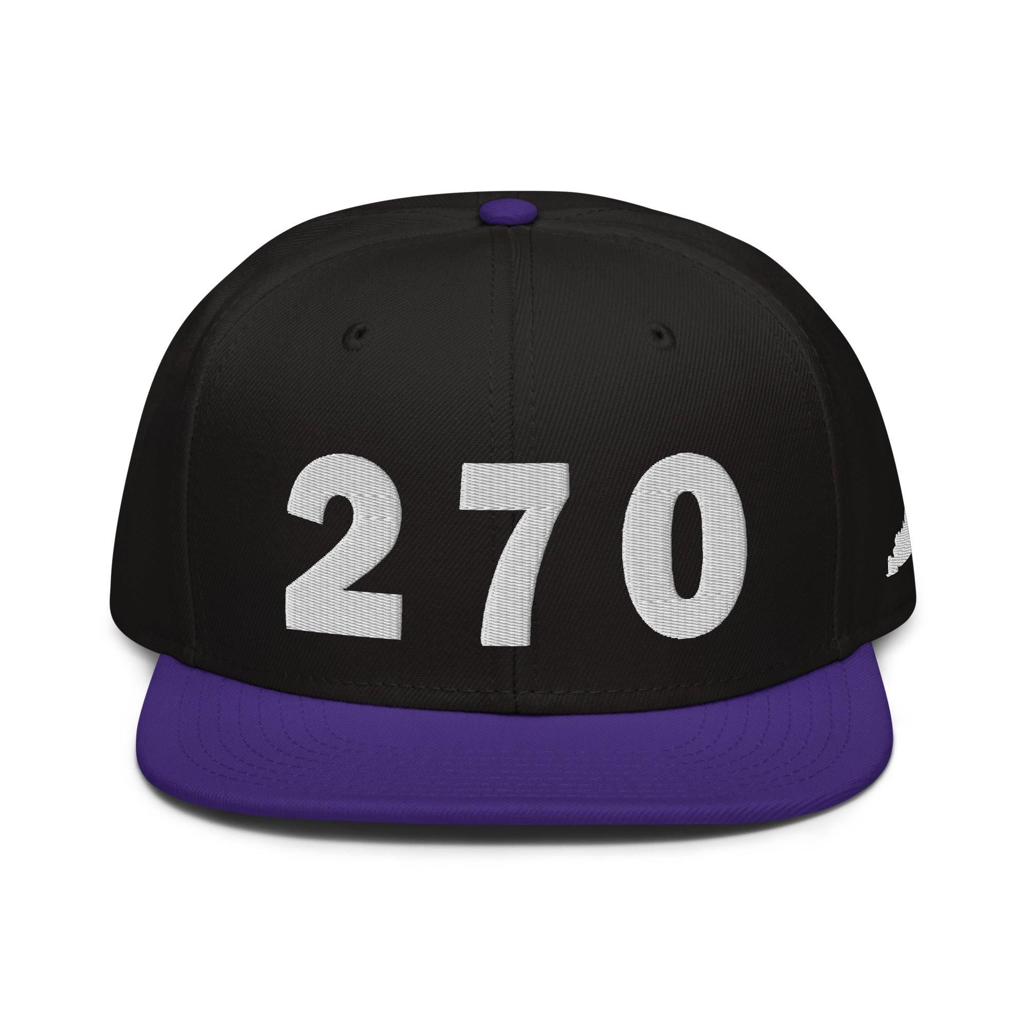 270 Area Code Snapback Hat