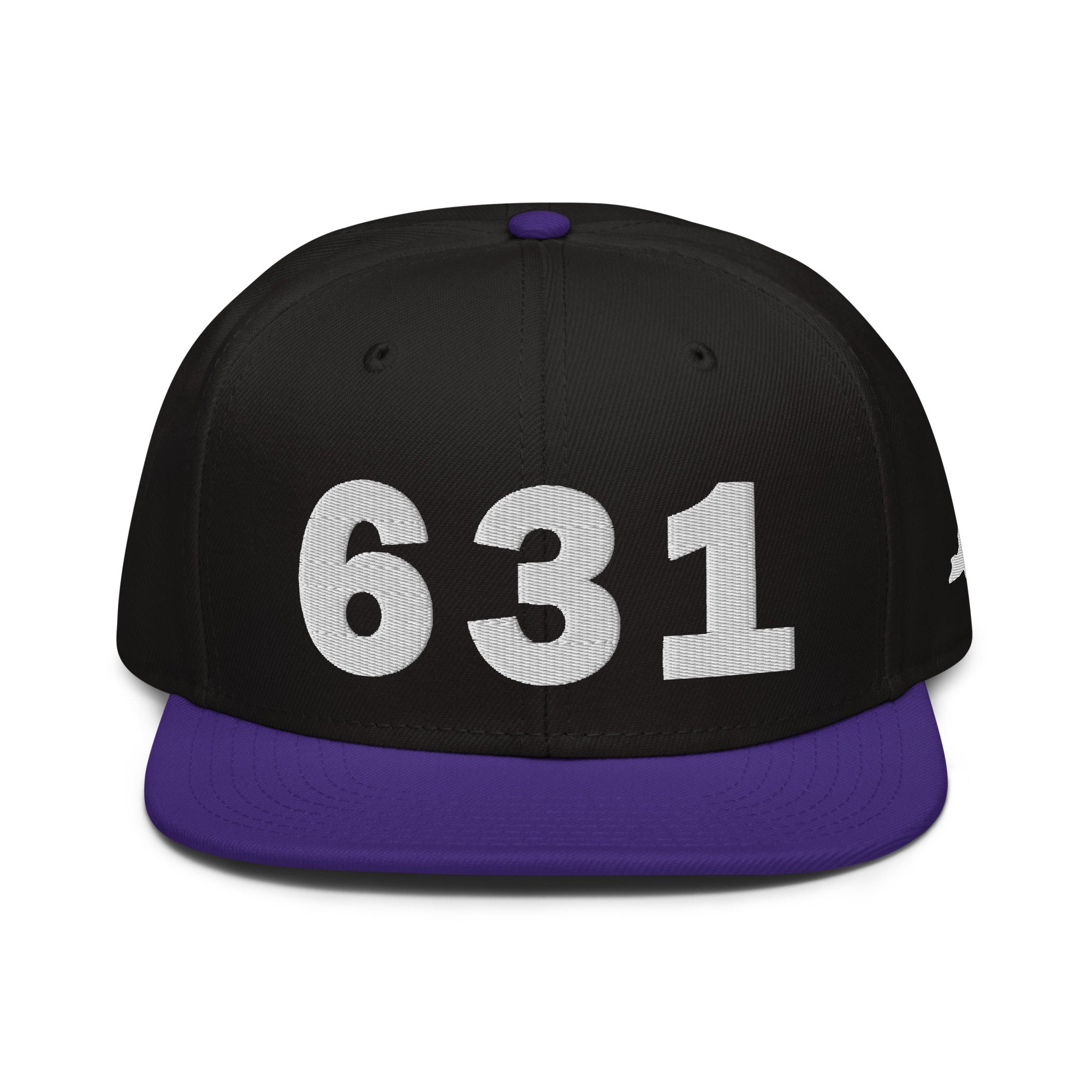 631 Area Code Snapback Hat