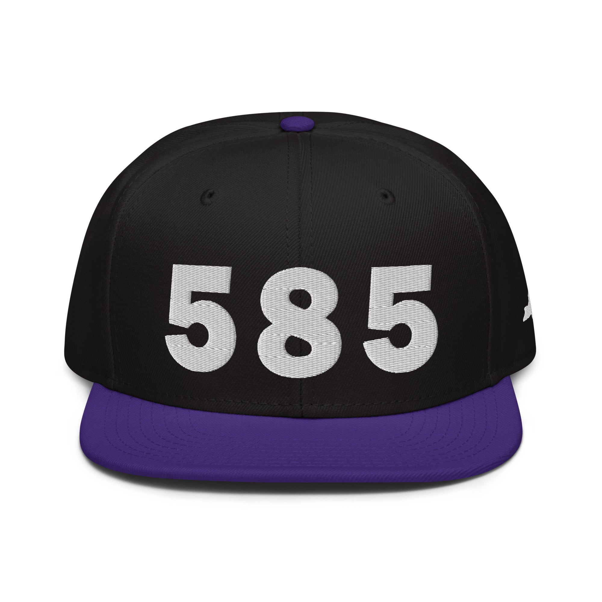 585 Area Code Snapback Hat