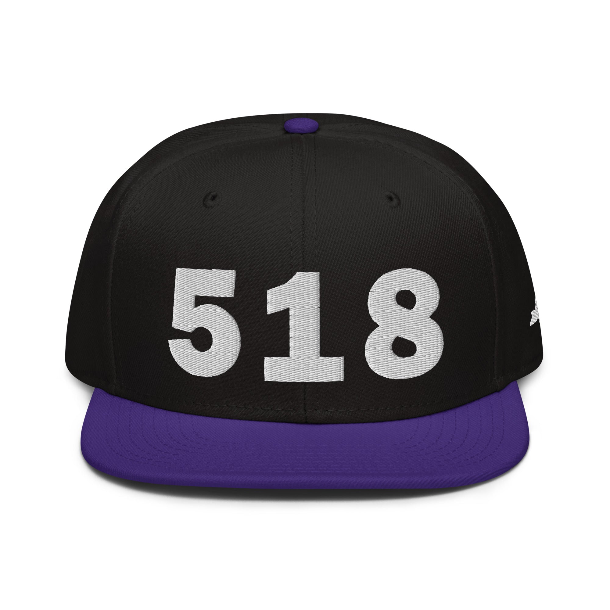 518 Area Code Snapback Hat