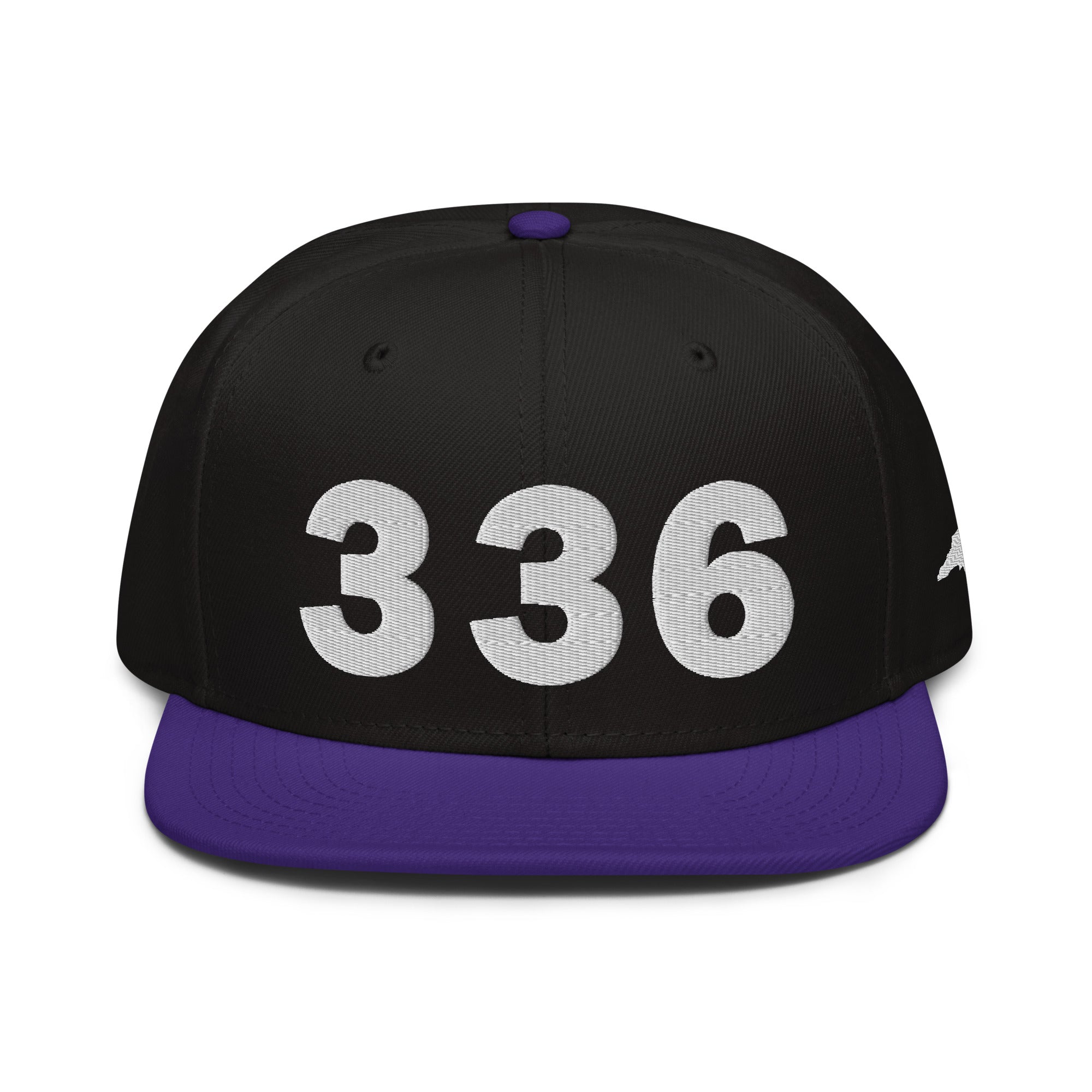 336 Area Code Snapback Hat