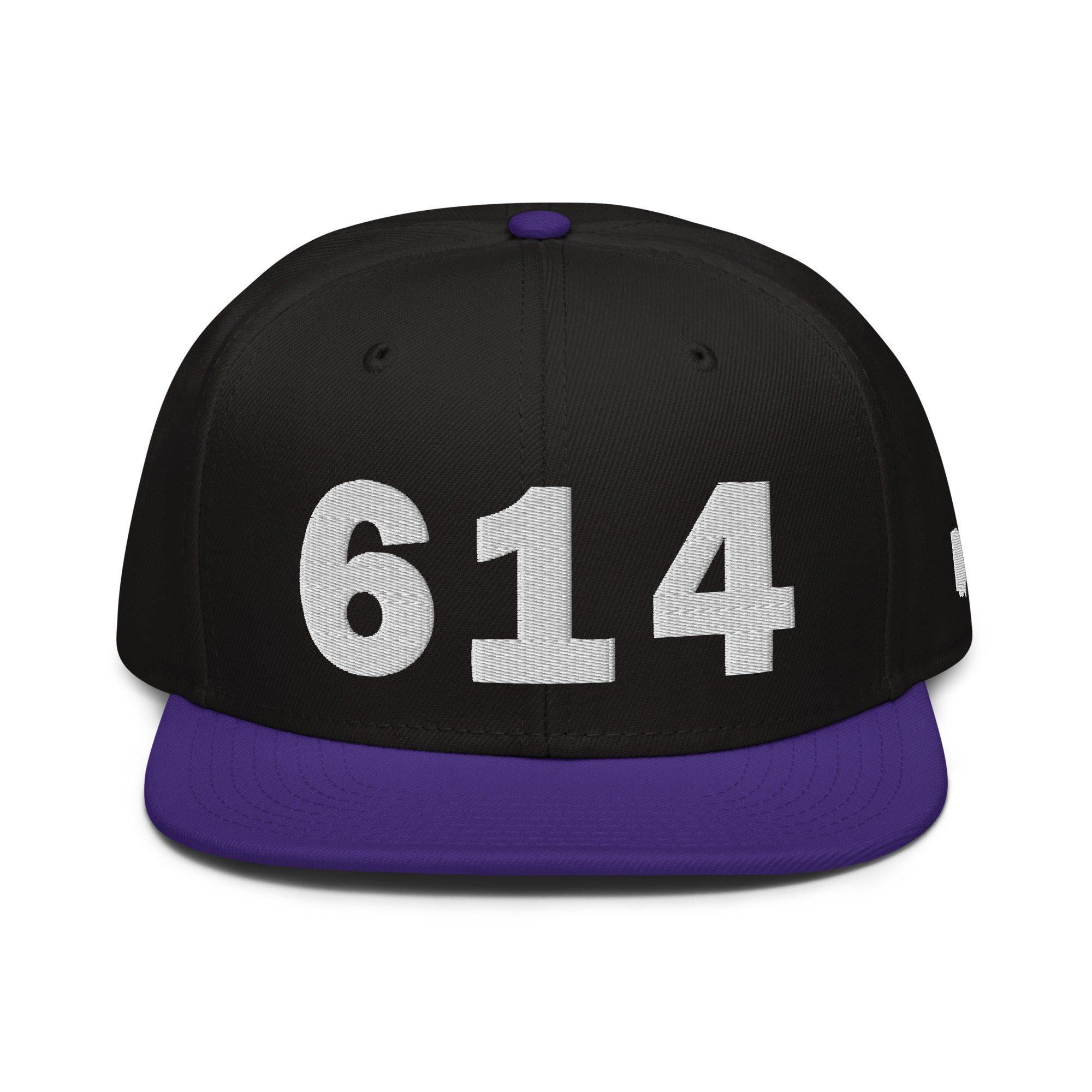 614 Area Code Snapback Hat
